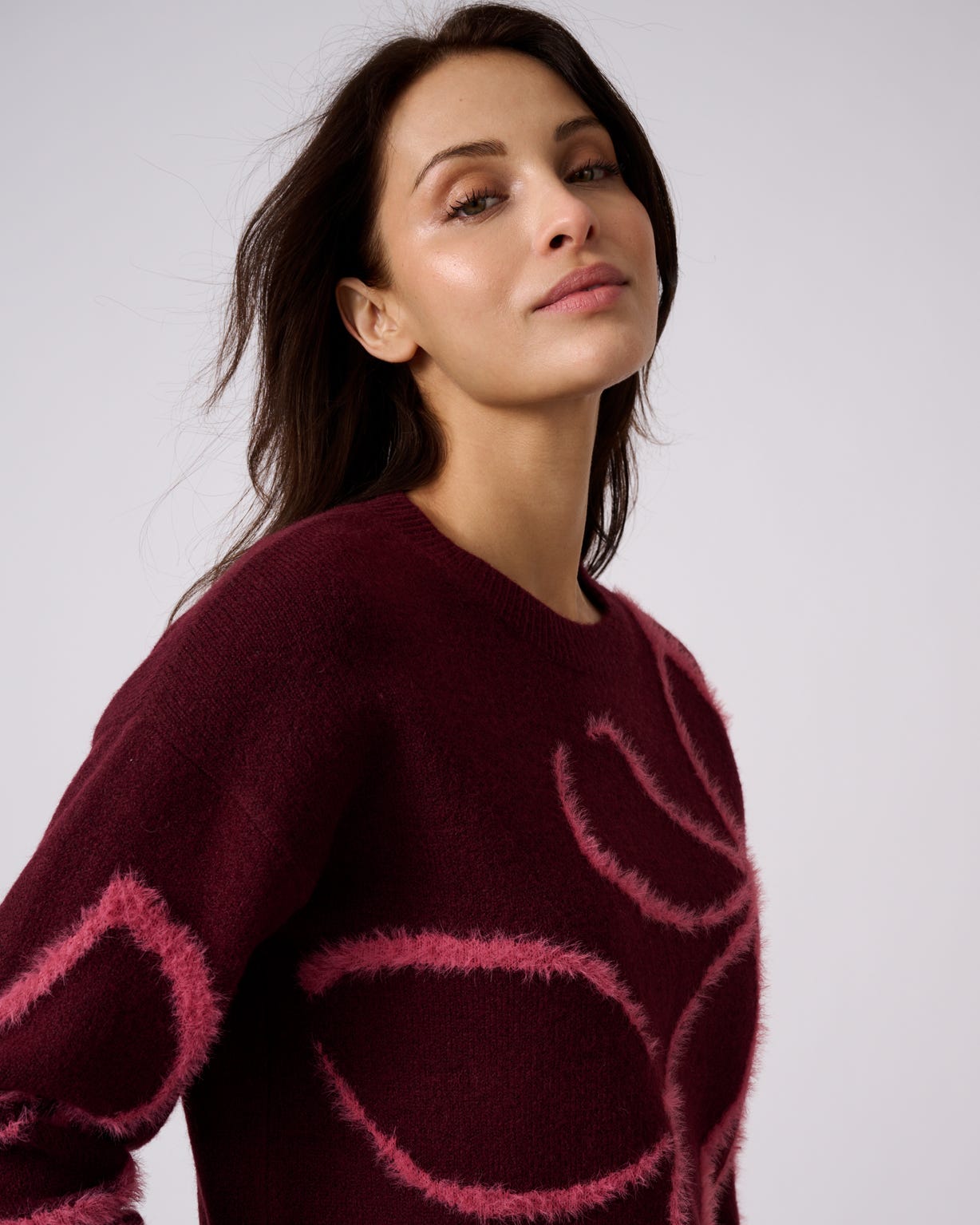 Intarsia Flower Jumper 