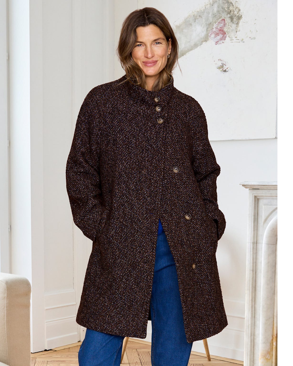 Thermolactyl Wool Blend Coat 
