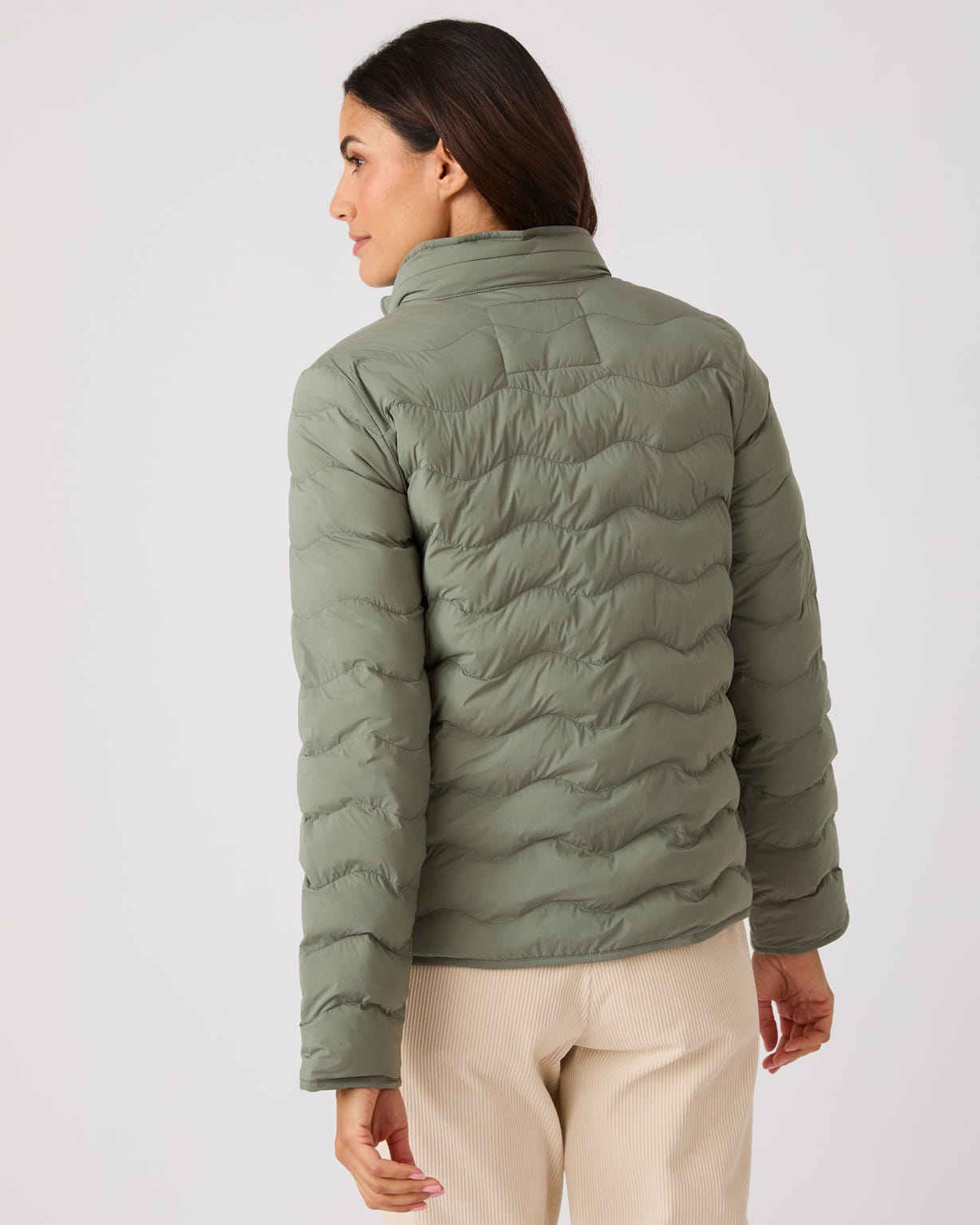 Water Repellent Hidden Hood Padded Coat 