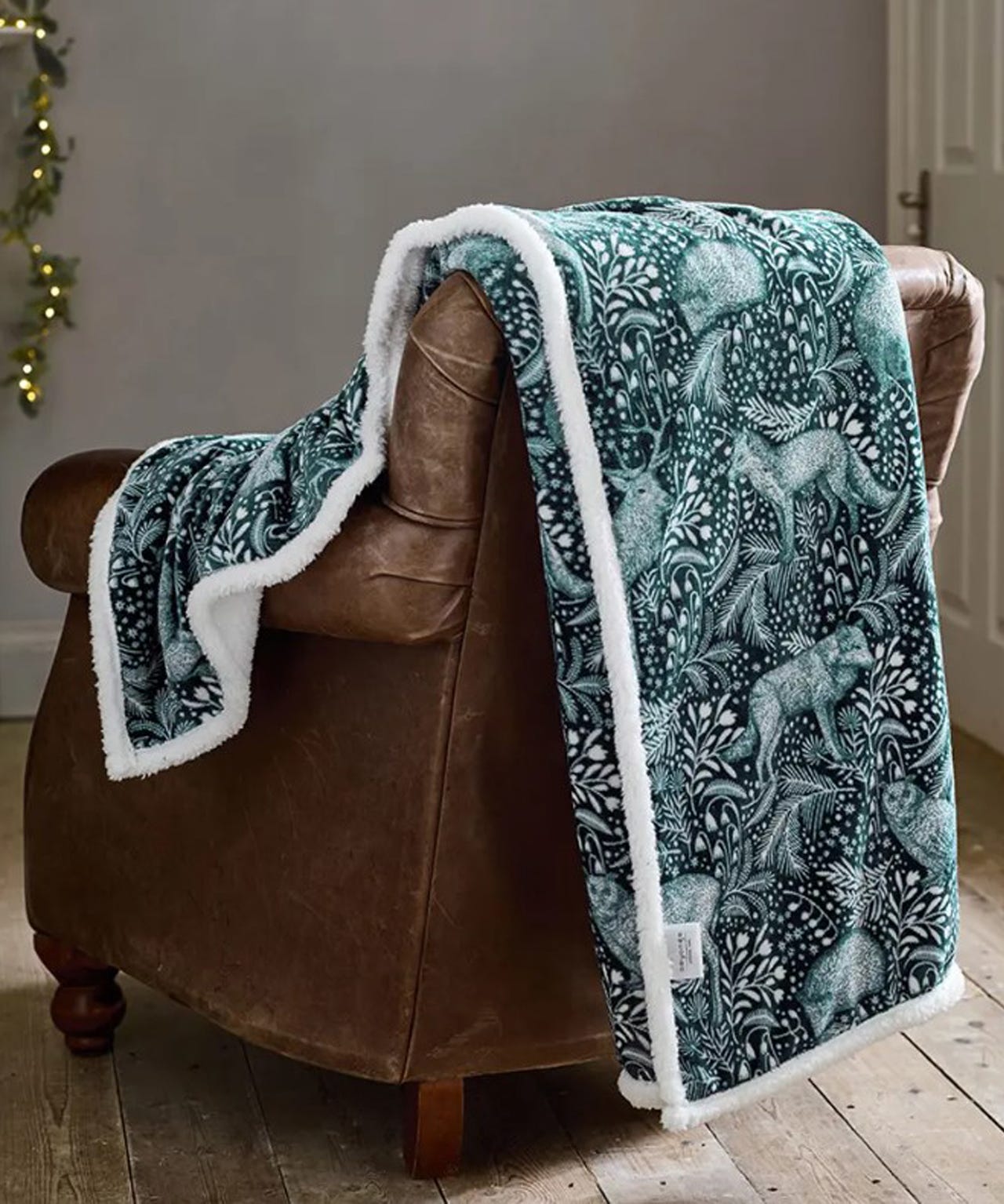 Woodland Fold Sherpa Throw
