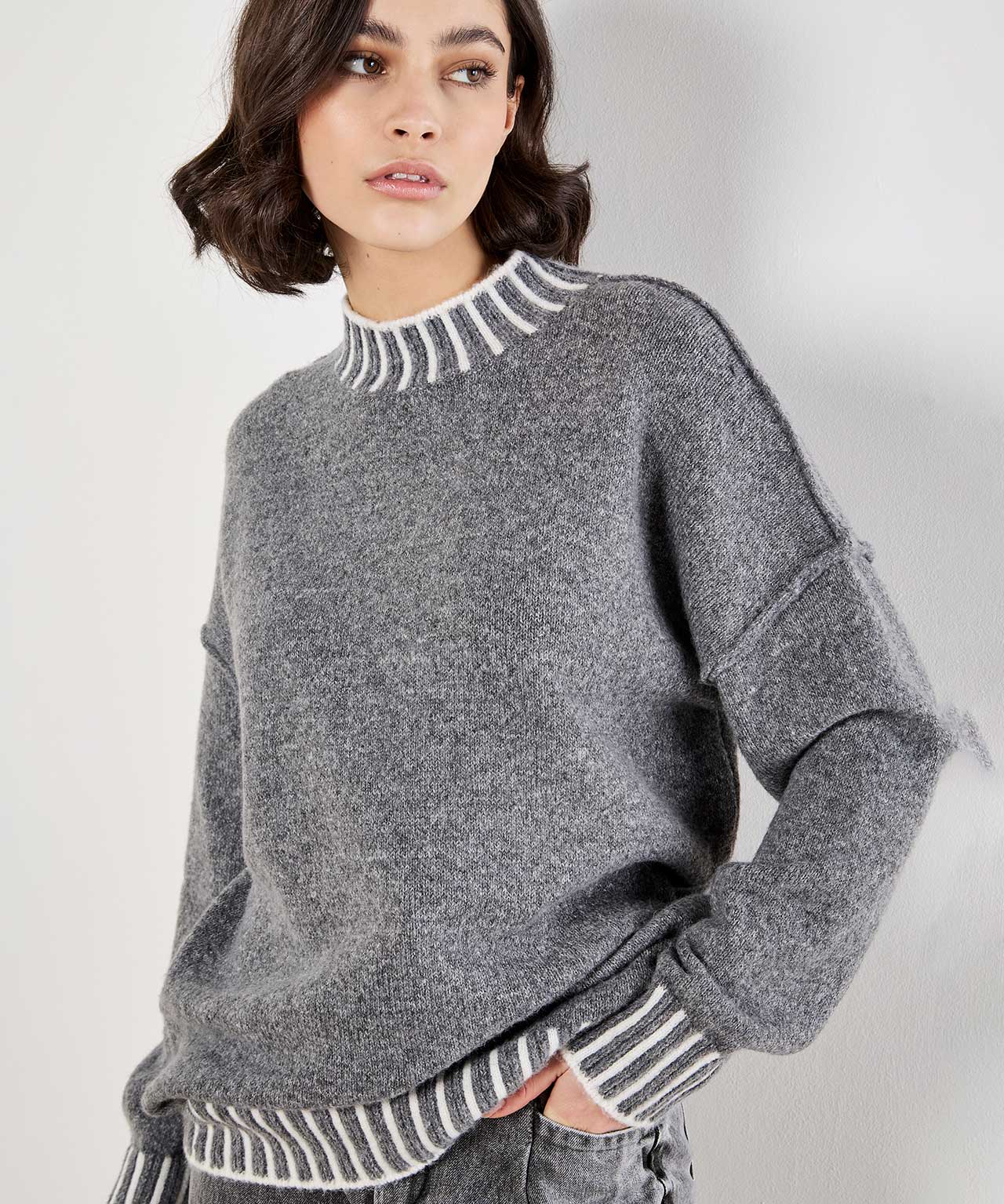 Apricot Knitted Jumper