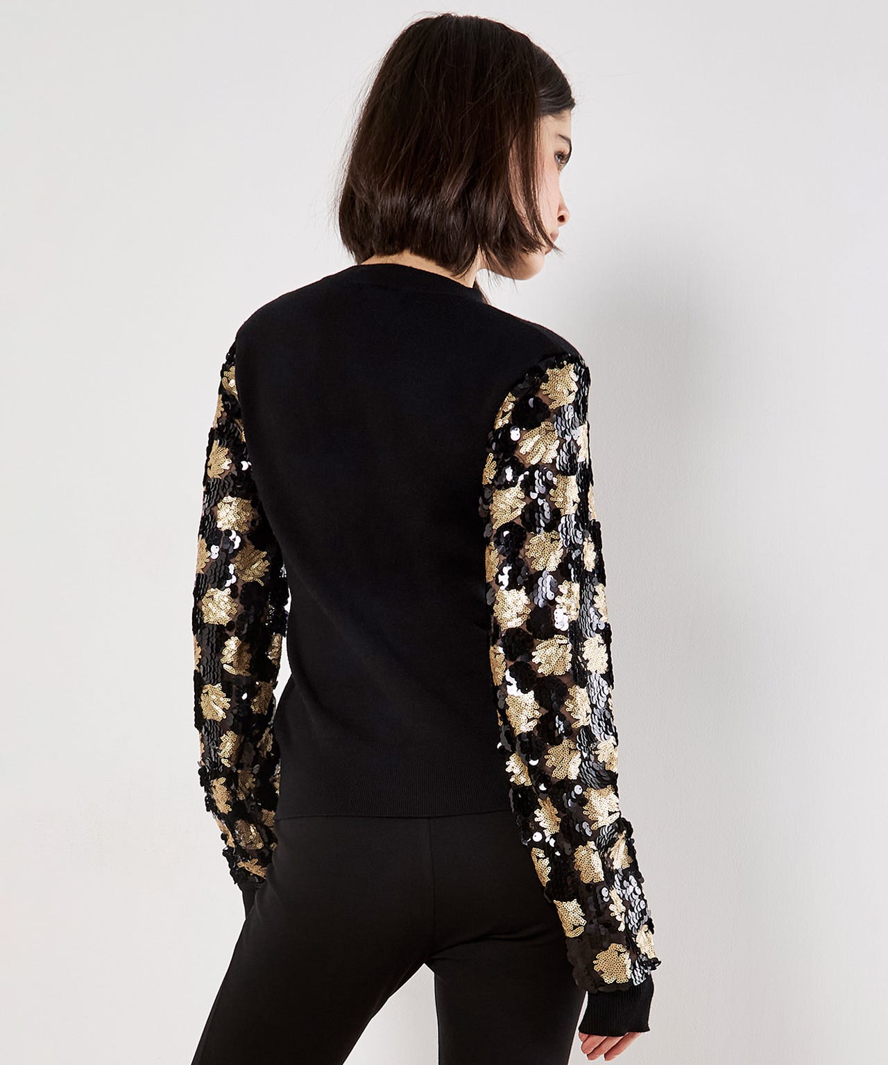 Apricot Sequin Detail Jumper