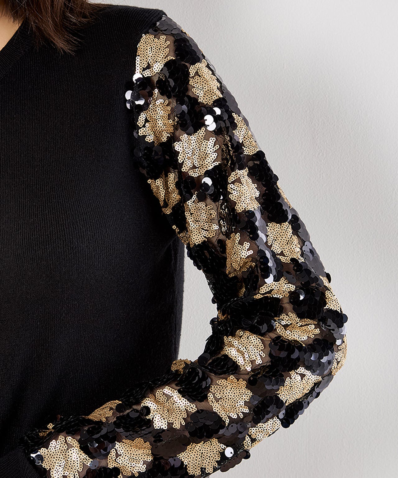 Apricot Sequin Detail Jumper