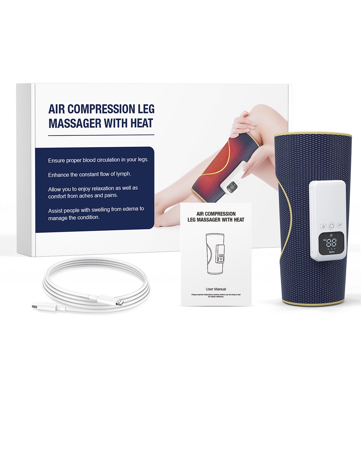 Vytalegs Pair of Air Compression Leg Massagers 