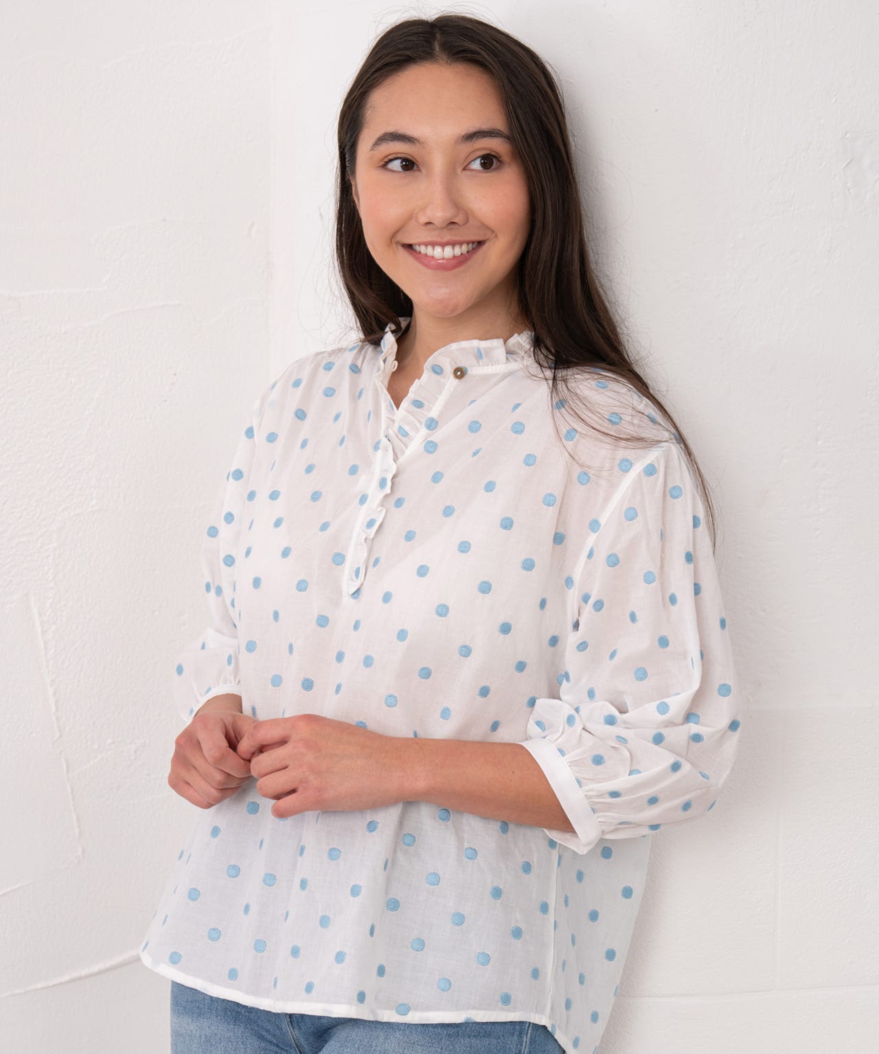 Lighthouse - Thea Cotton Blouse