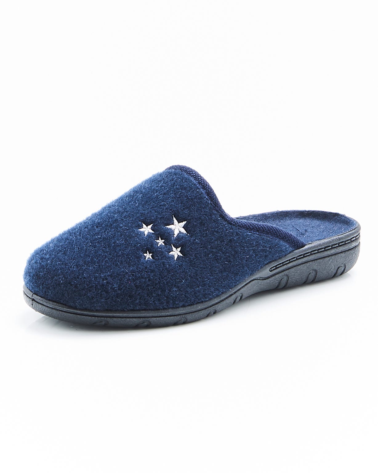 Embroidered Mule Slipper 
