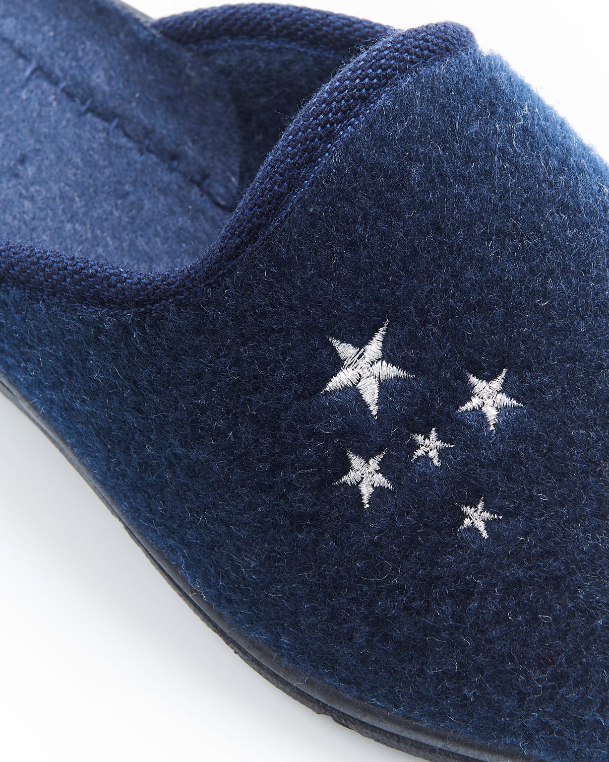 Embroidered Mule Slipper 