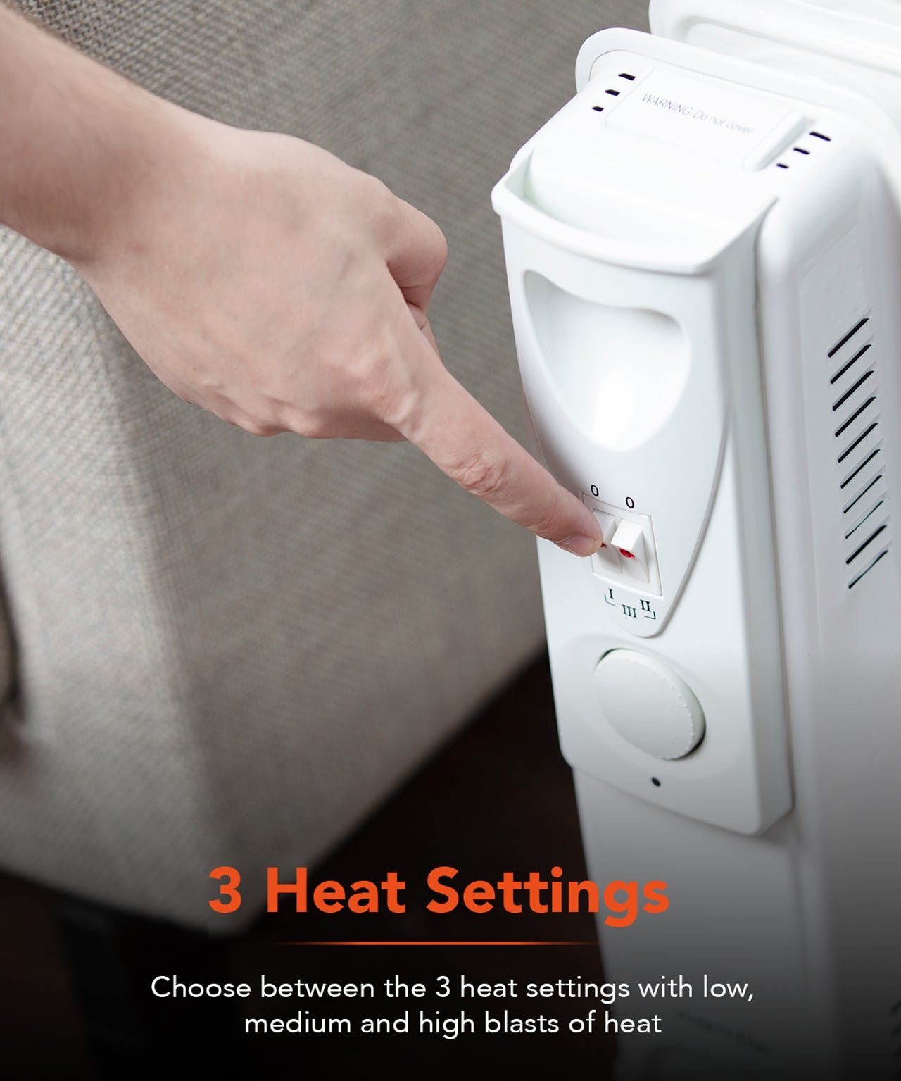 Warmlite 2000W Oil Filled Radiator