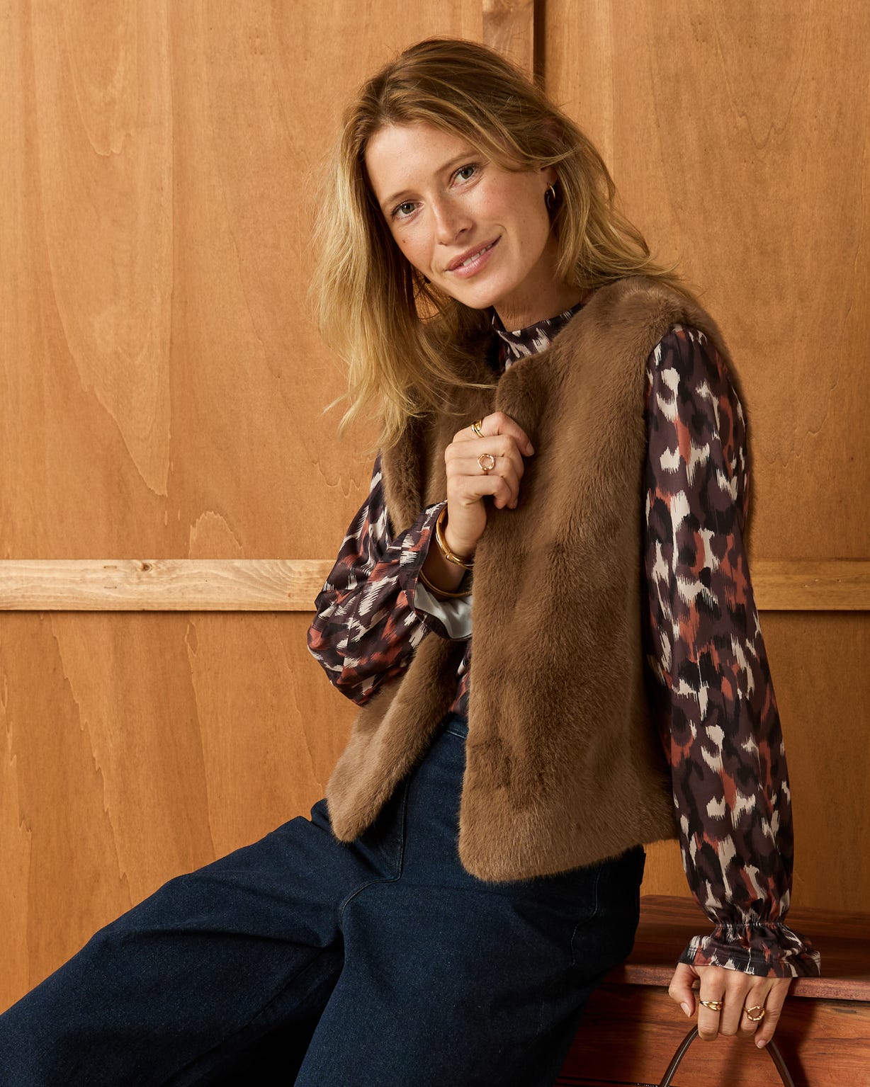 Faux-fur Gilet 