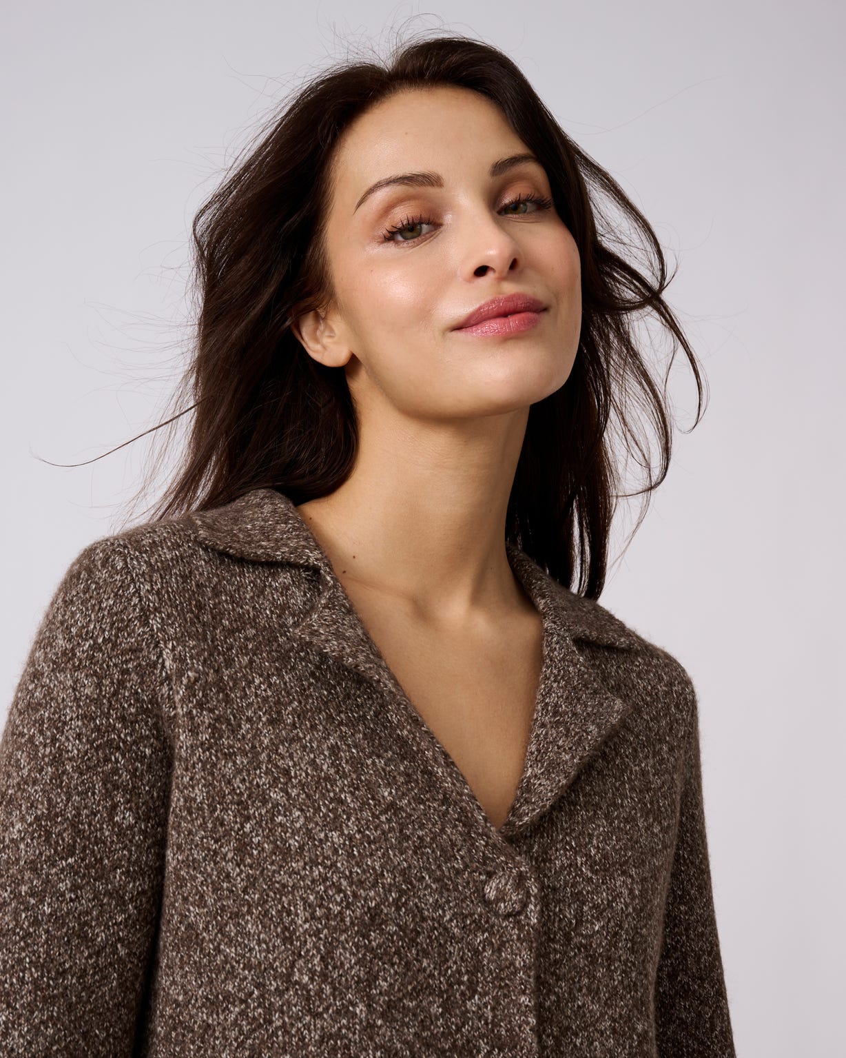 Tailored Collar Cardigan 