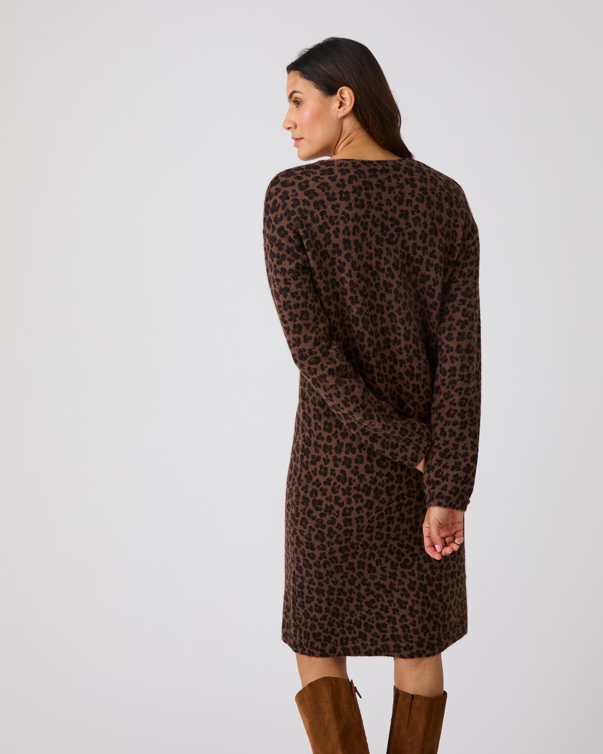 Thermolactyl Animal Print Knit Dress 