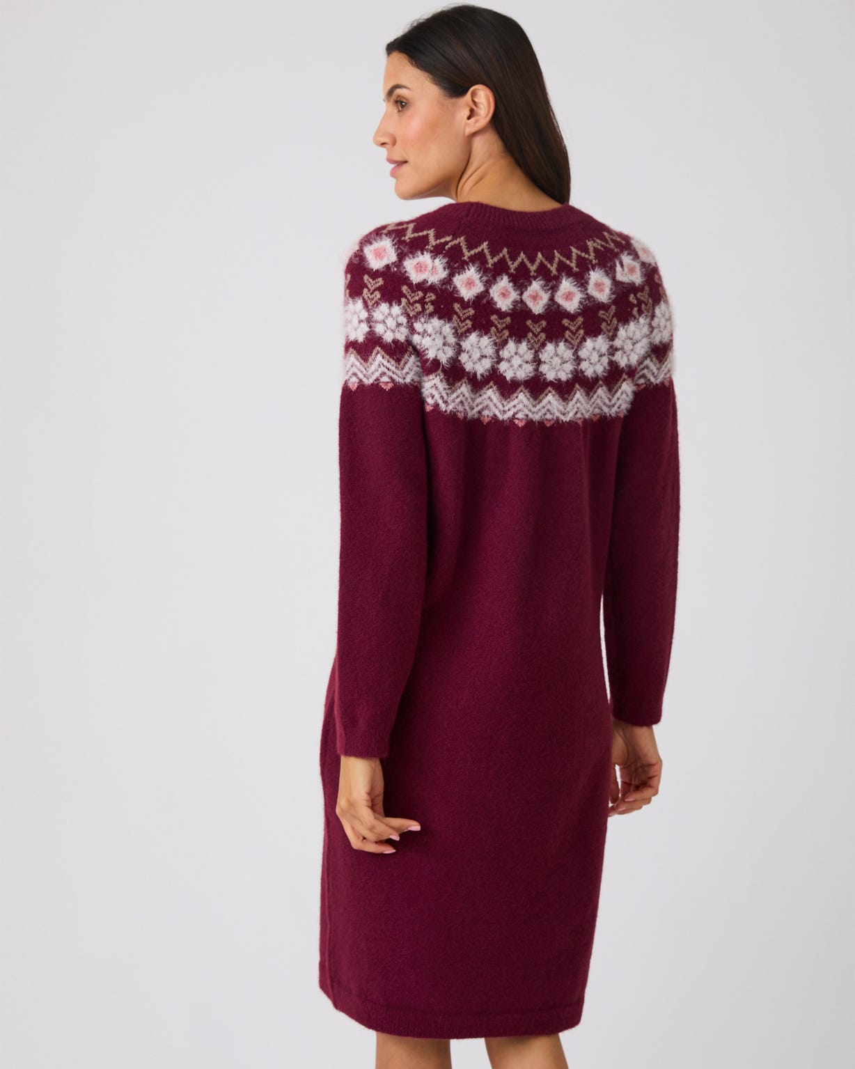 Thermolactyl Fair Isle Knit Dress 