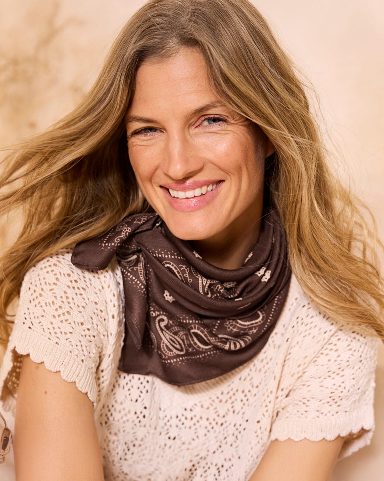 Bandana Print Scarf 