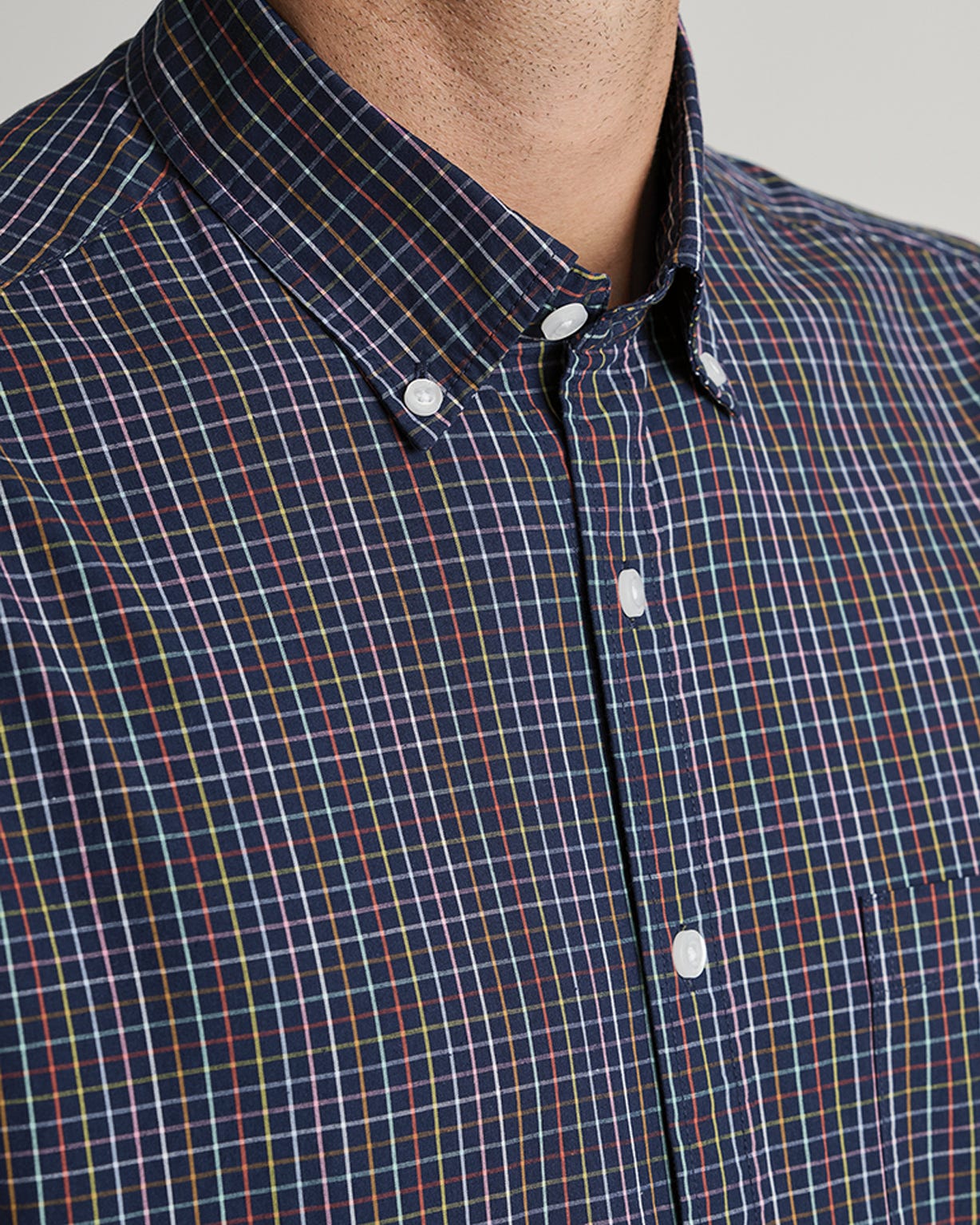 Brook Taverner Portofino Microcheck S/S shirt