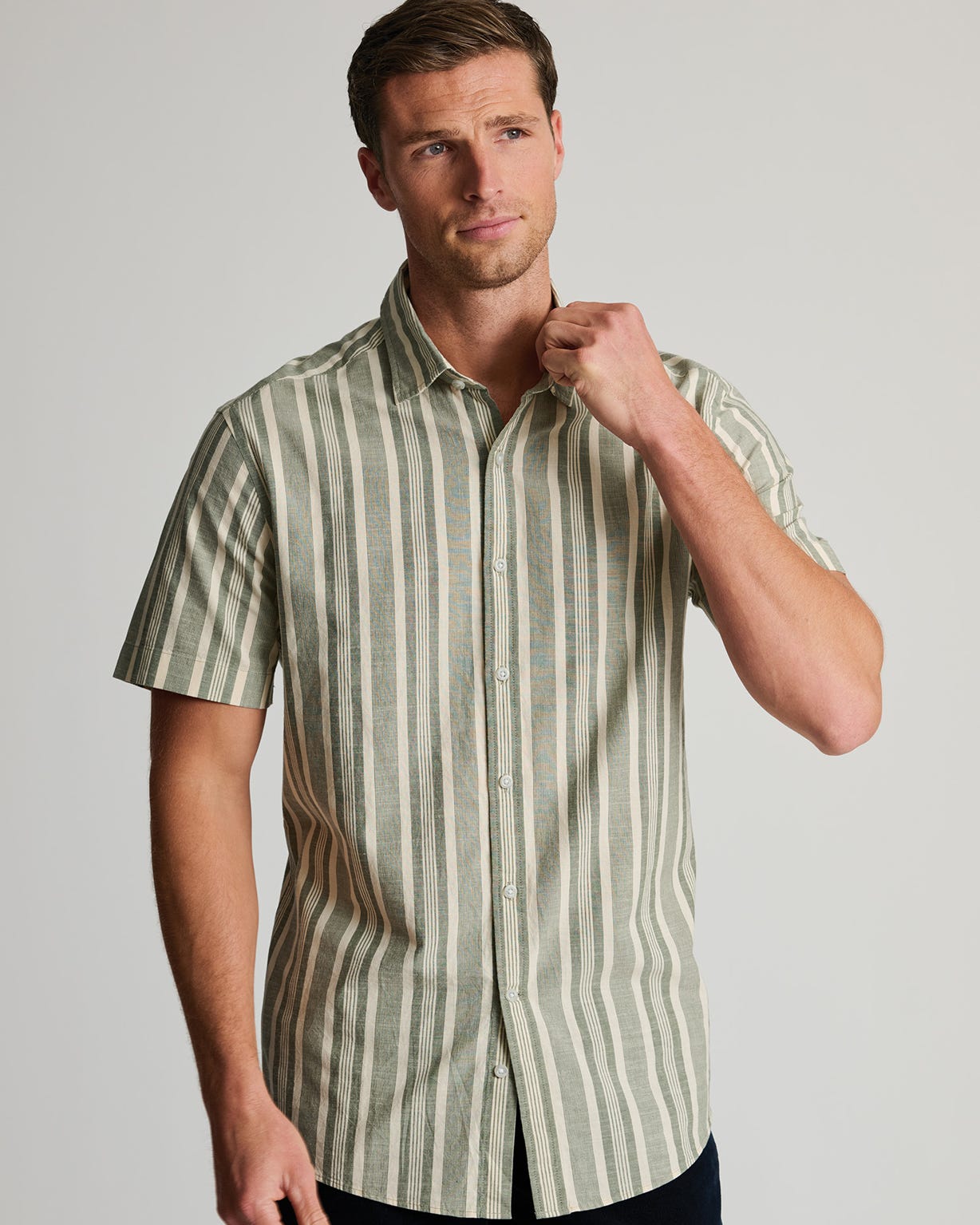 Brook Taverner Stripe S/S Shirt 