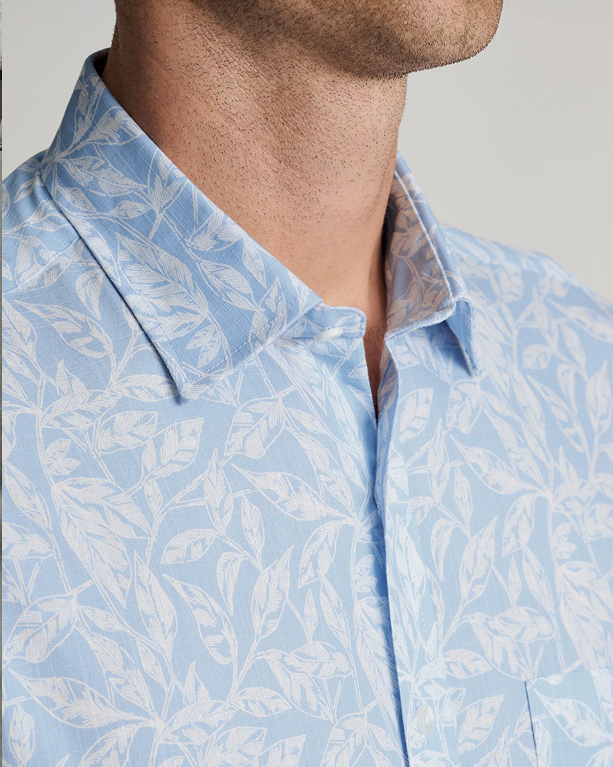 Brook Taverner Sky Floral Short Sleeve shirt