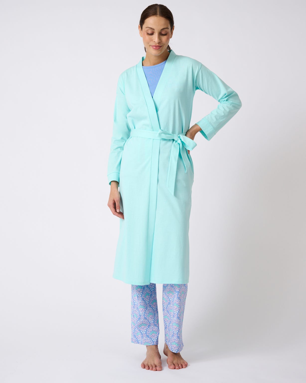 Cotton Jersey Gown 