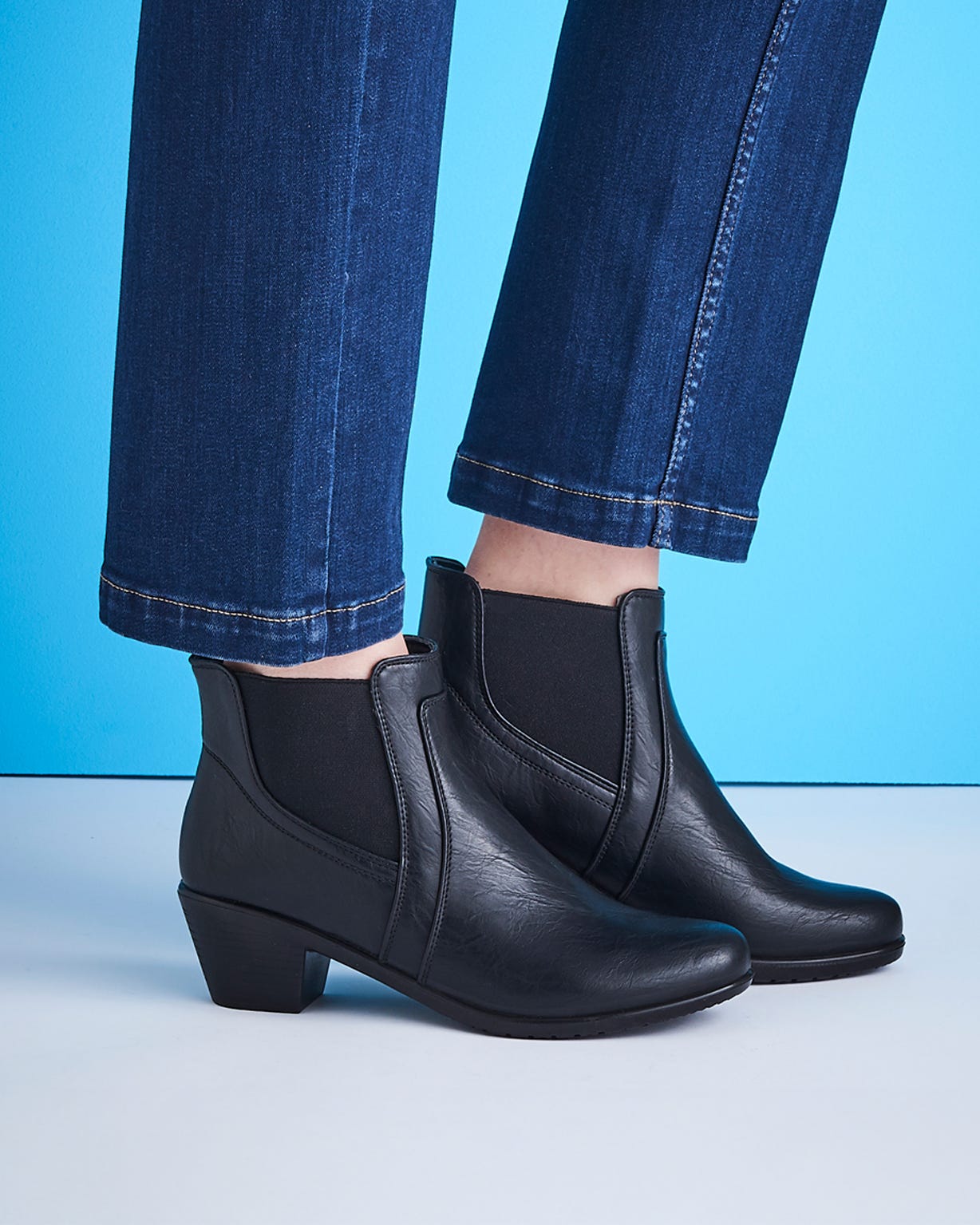 Cushion-walk Ankle Boots 
