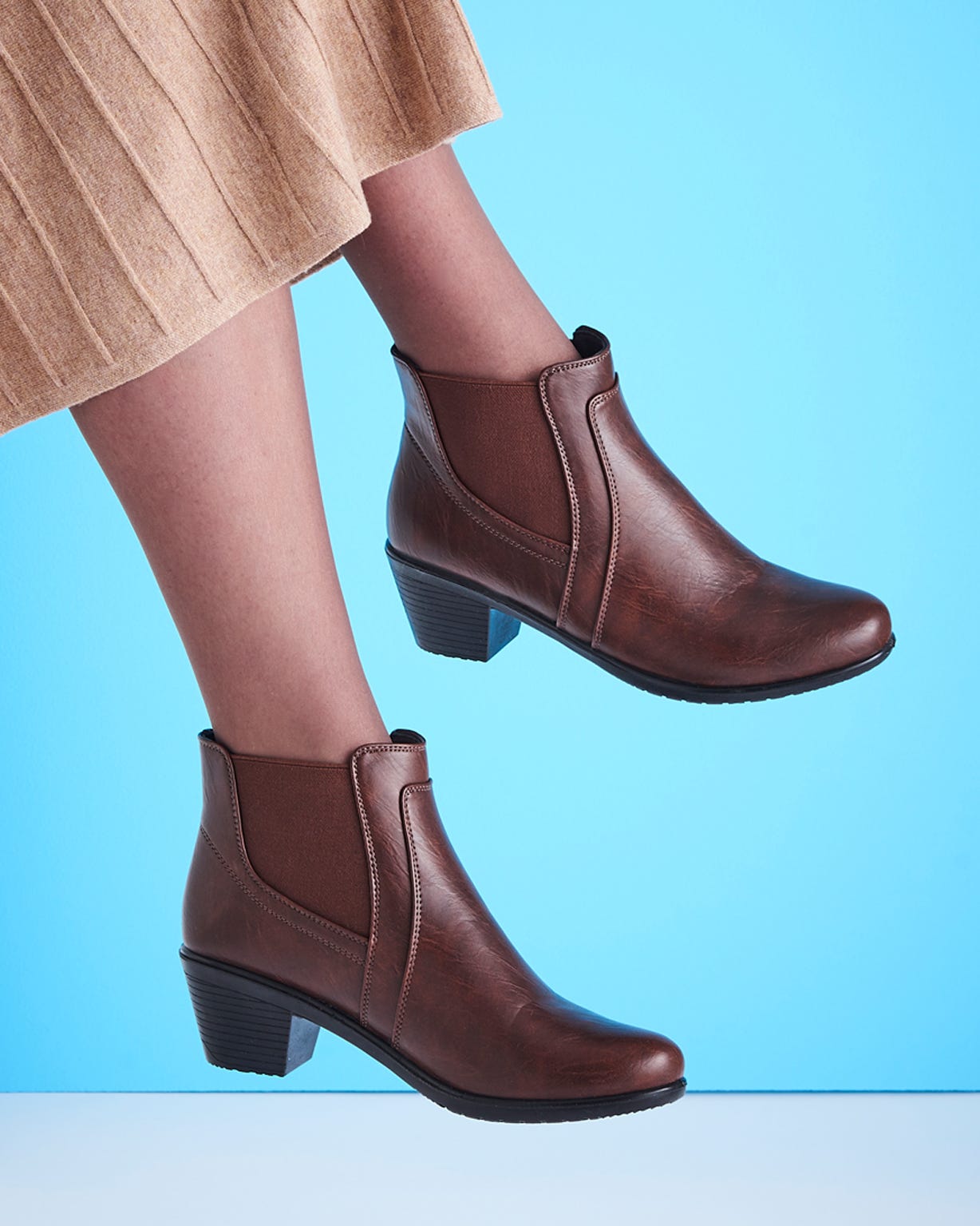 Cushion-walk Ankle Boots 