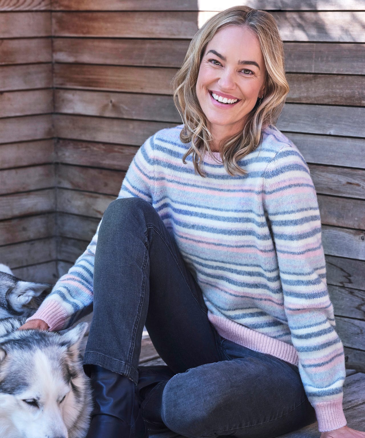 WoolOvers Stripe Jumper