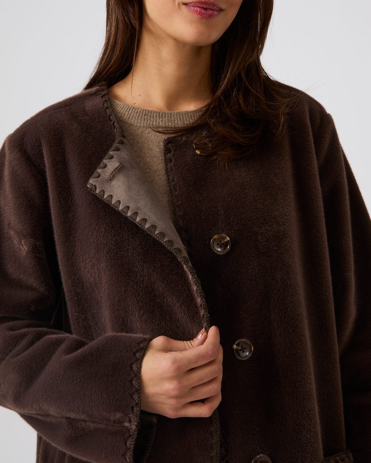 Faux Fur Coat 