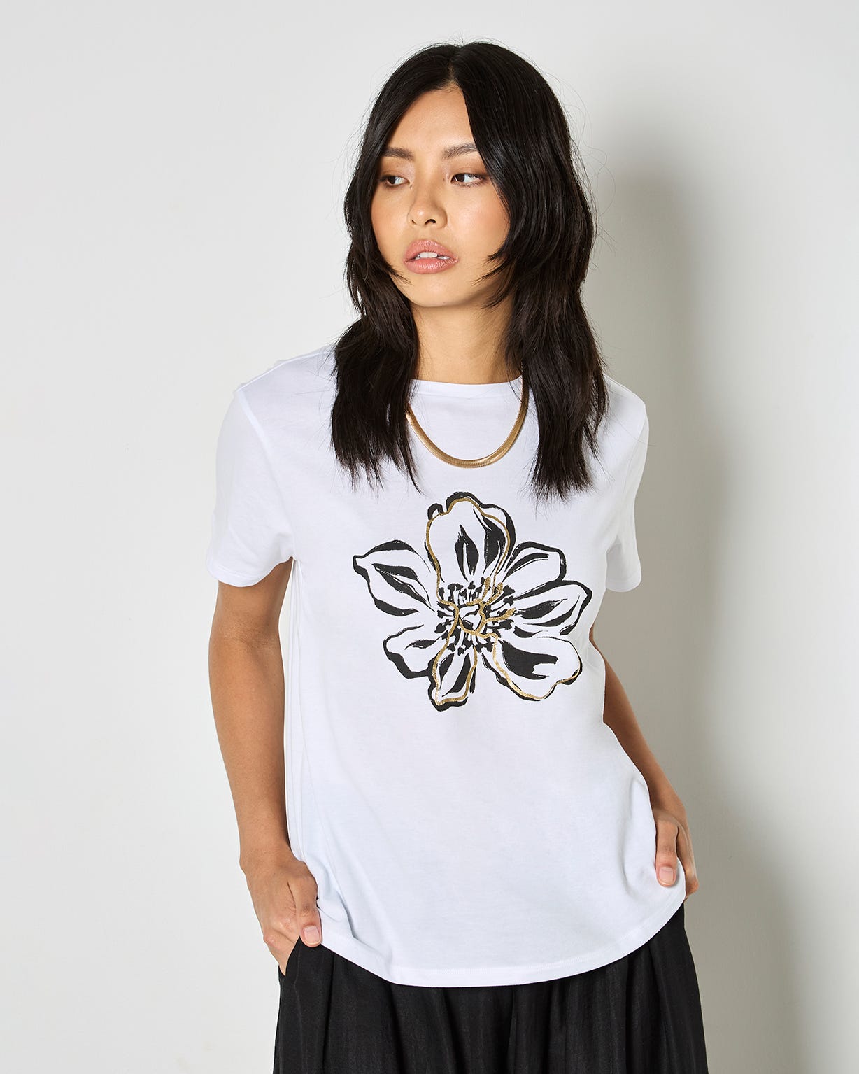 Apricot Cotton T-shirt