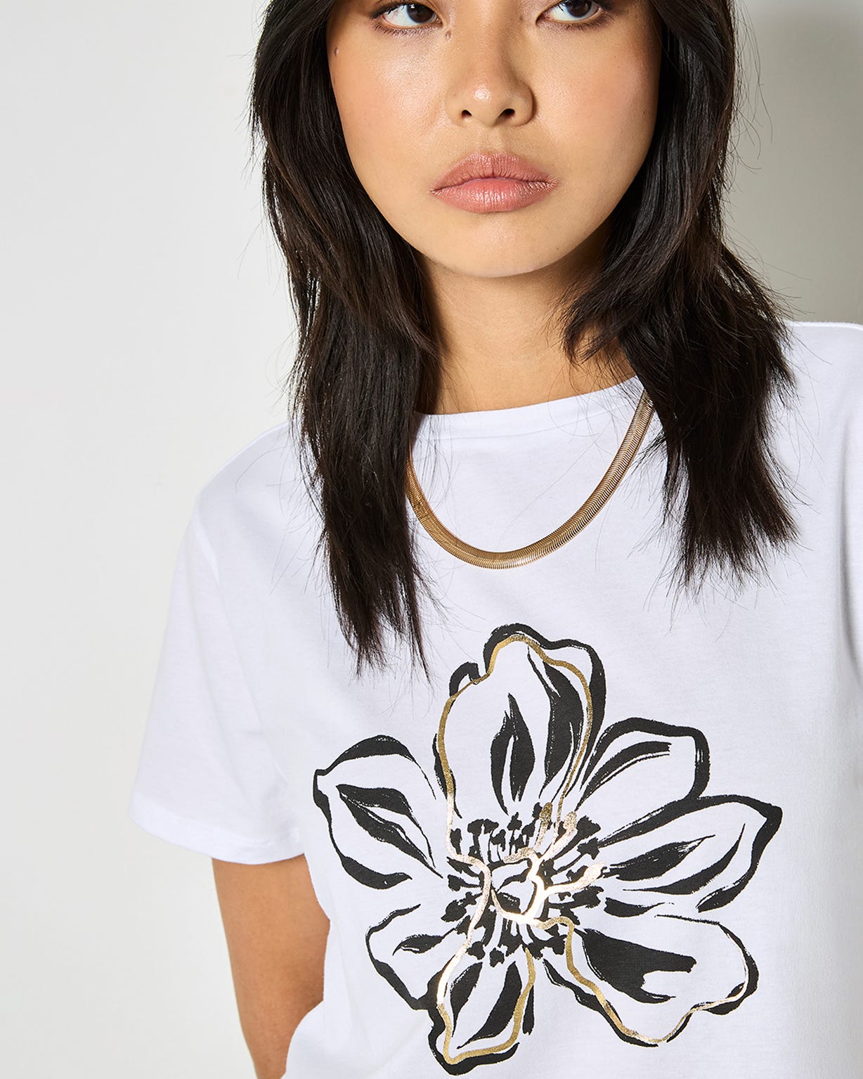 Apricot Cotton T-shirt