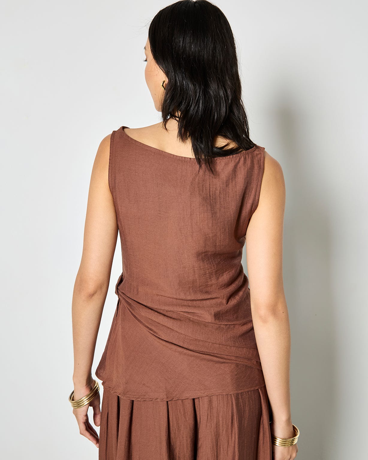 Apricot Knot Detail Top
