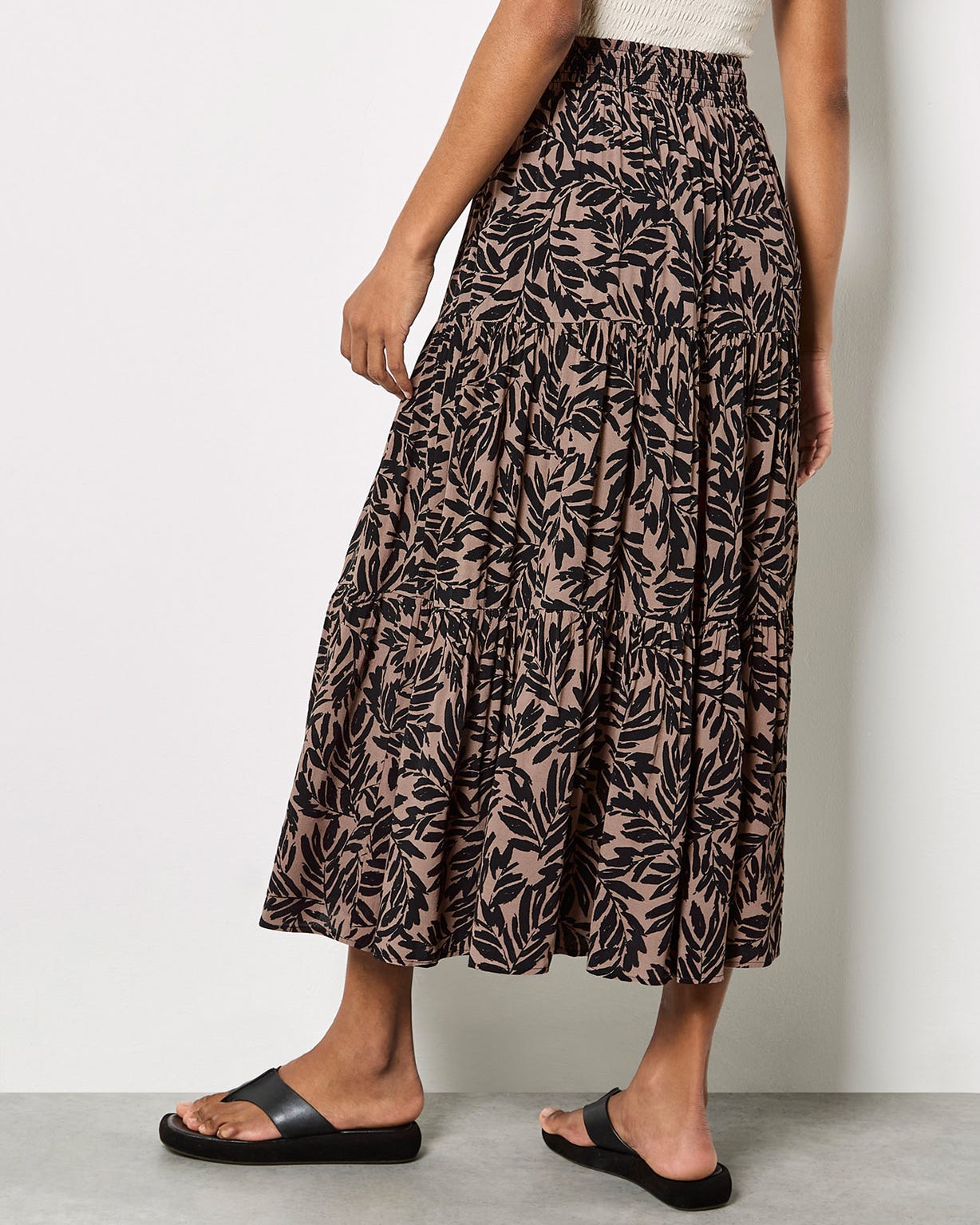 Apricot Midaxi Skirt