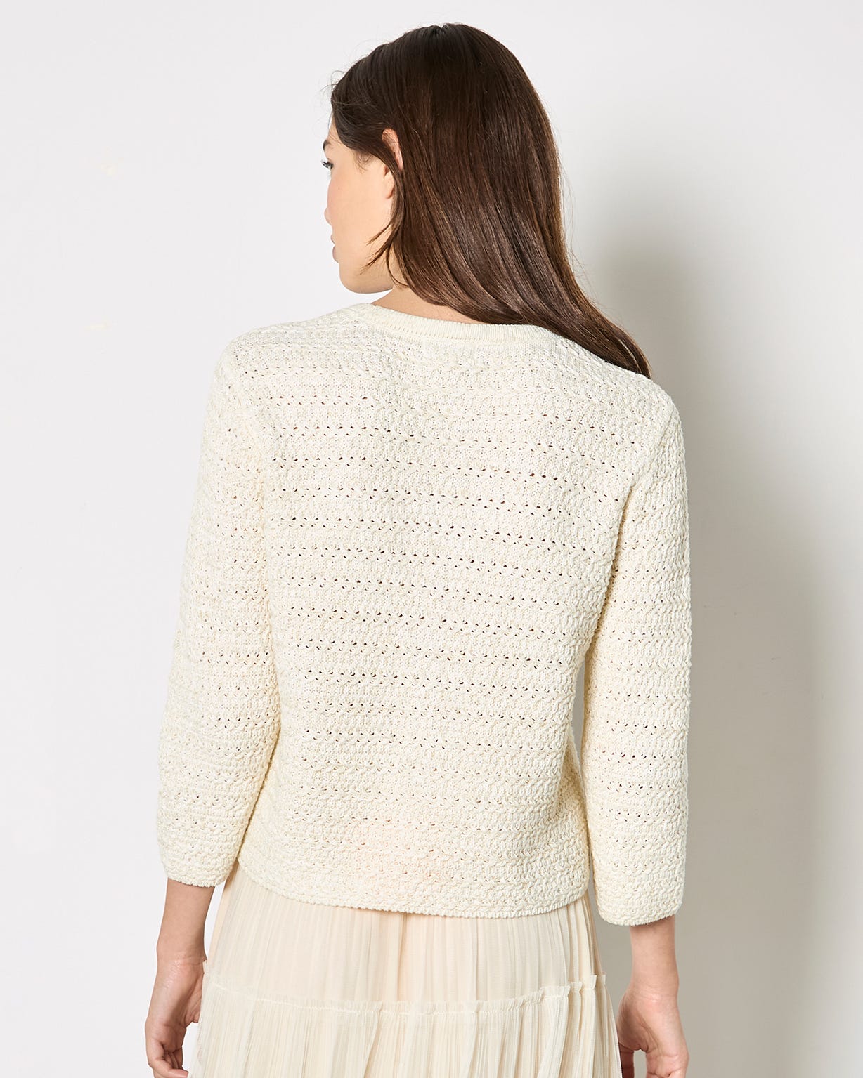 Apricot Classic Cardigan
