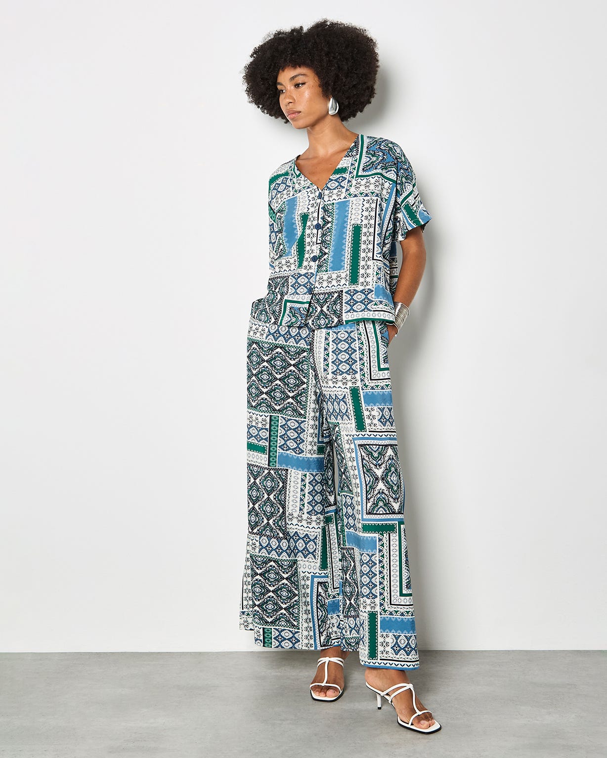 Apricot Patchwork Top
