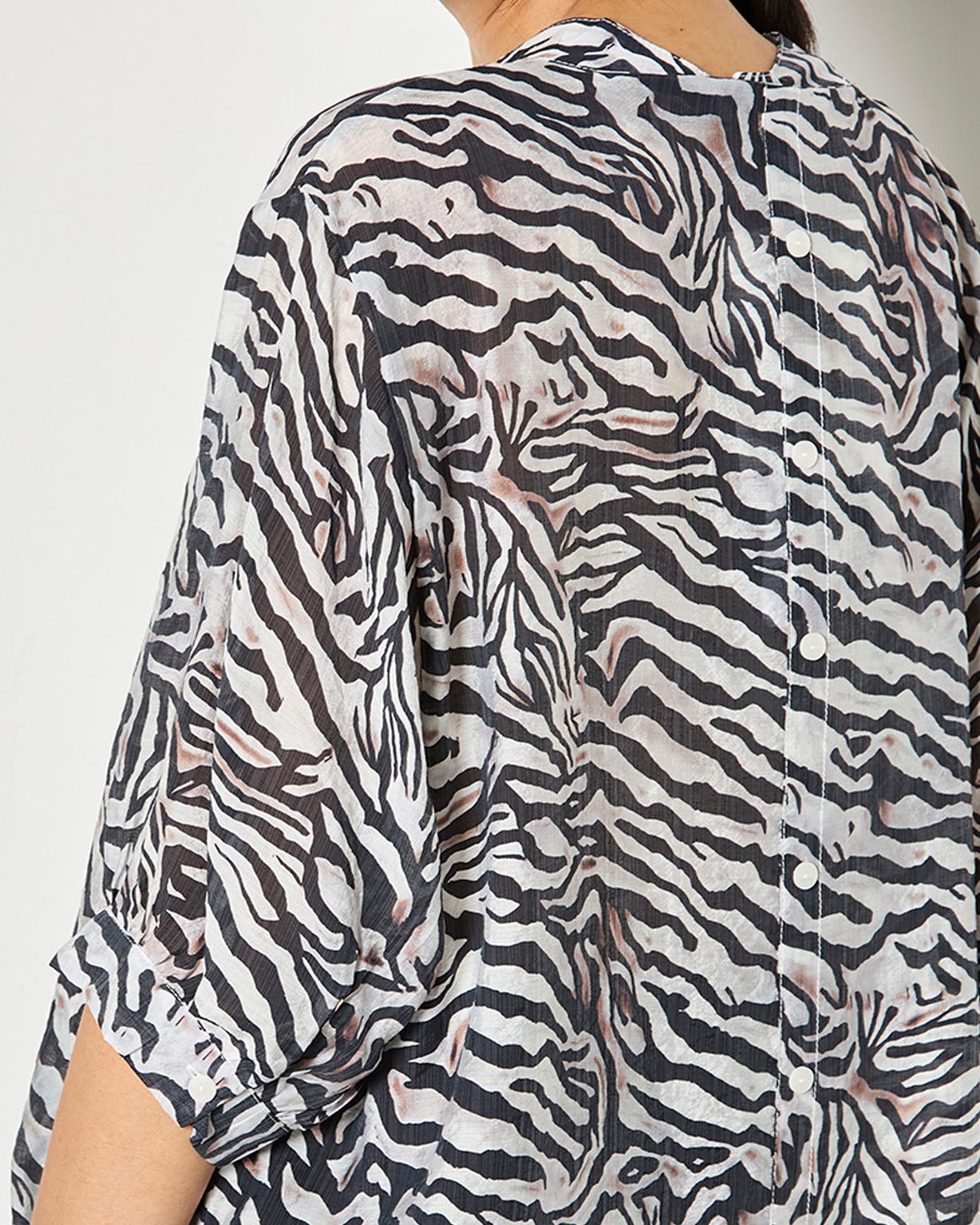 Apricot Zebra Blouse