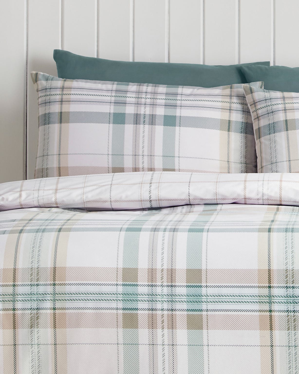 Catherine Lansfield Cartmel Check Duvet Set 