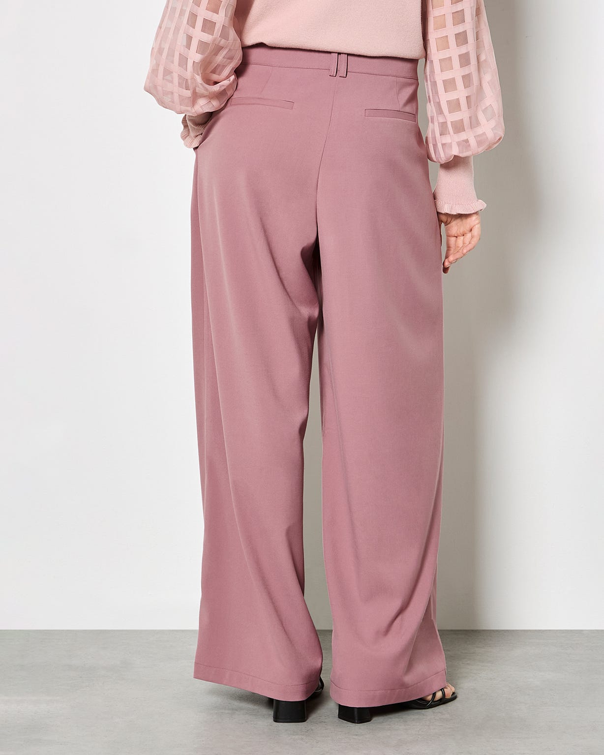 Apricot Wide Leg Trousers