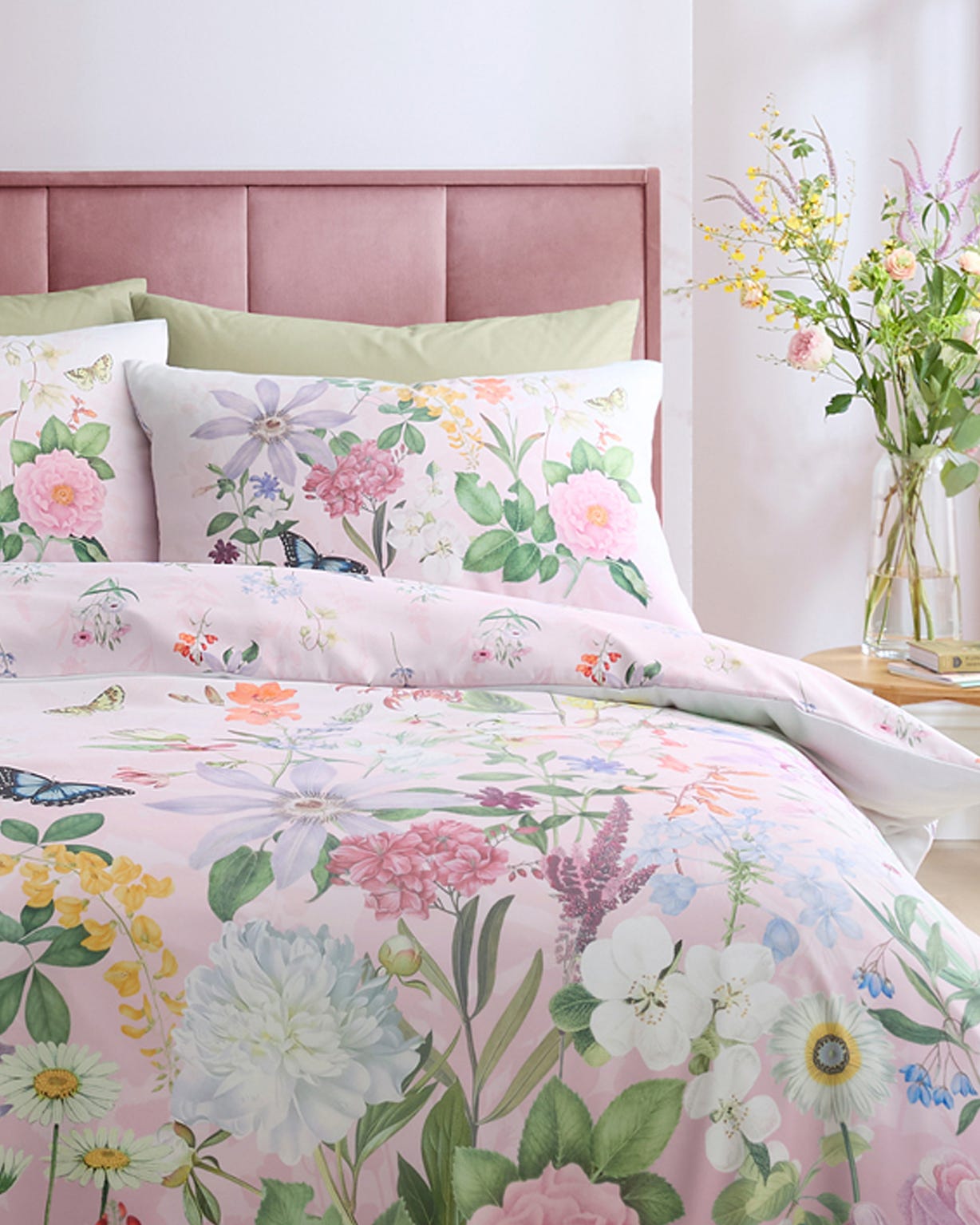 Catherine Lansfield Enchanted Butterflies Duvet Set 