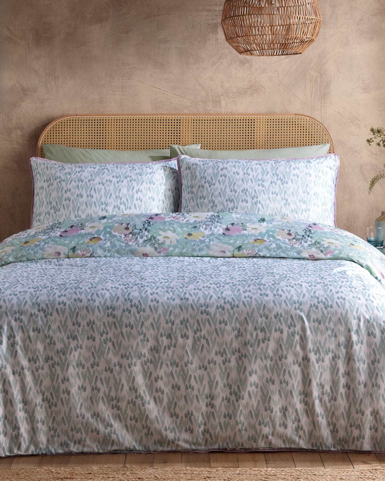 Abstract Floral Duvet Set