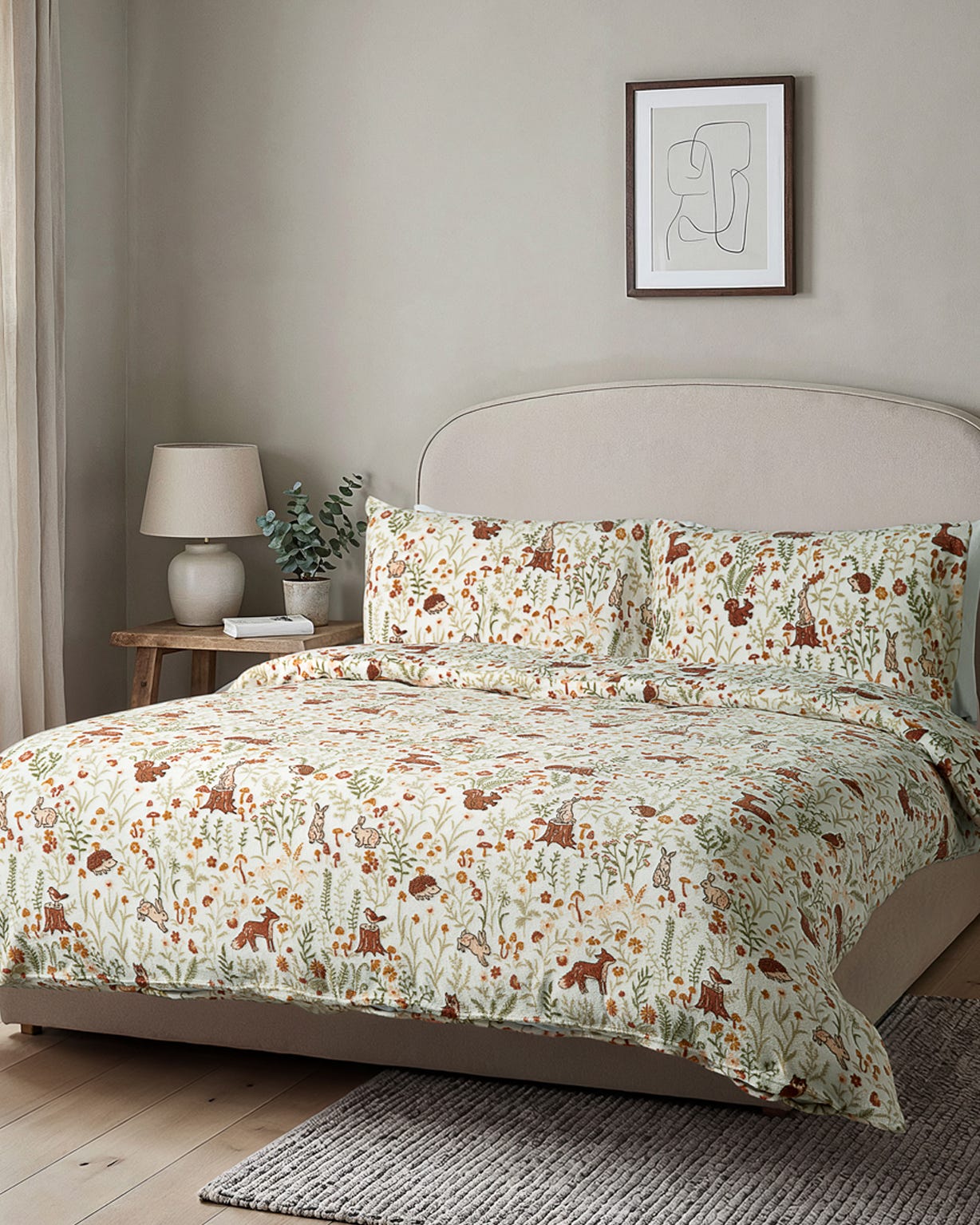 Woodland Fleece Duvet Set 
