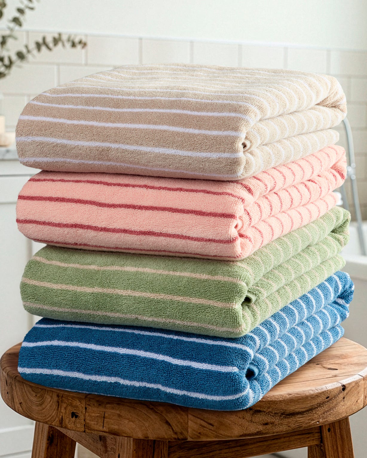 Malmo Stripe Towel 
