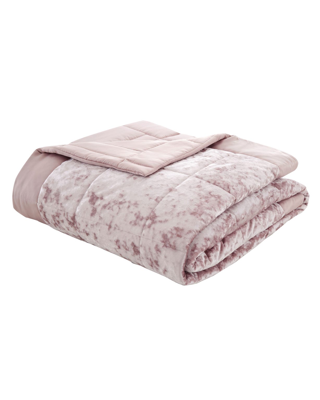 Catherine Lansfield Crushed Velvet Bedspread 