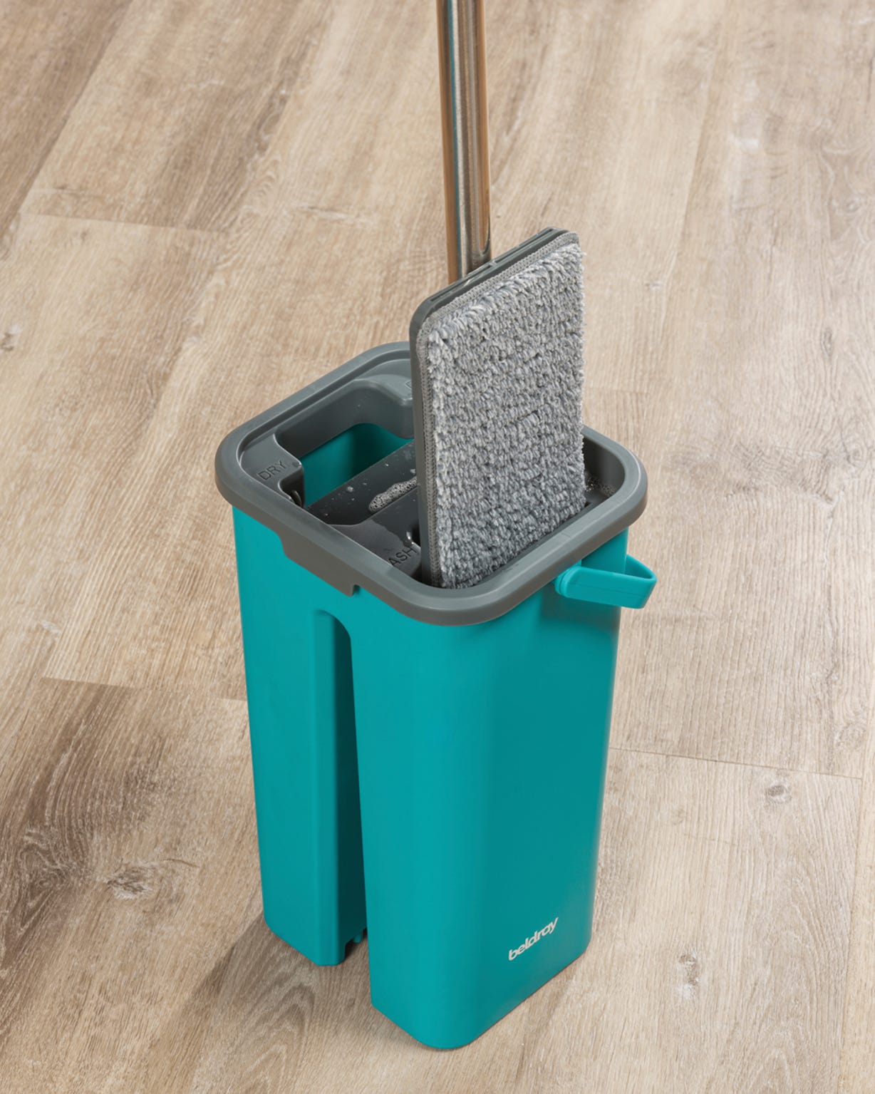 Beldray Antibac Flat Head Mop & Bucket Set 
