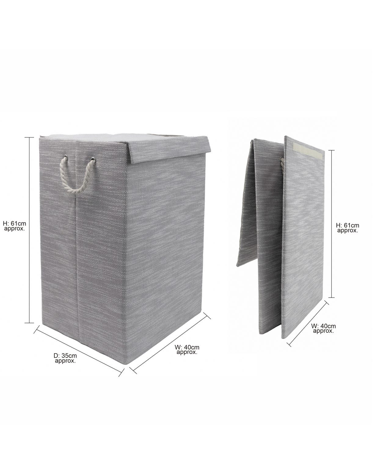 Serena Foldable Laundry Hamper With Lid 