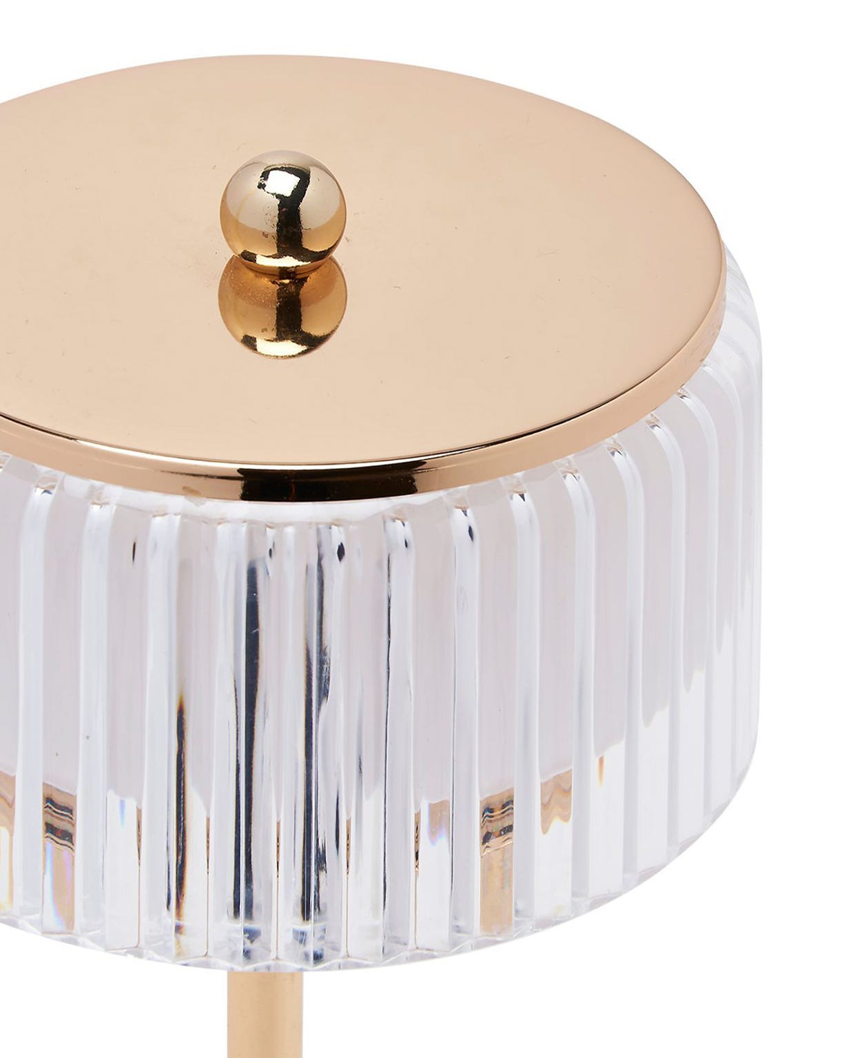 Hestia Crystal USB LED Touch Table Lamp 