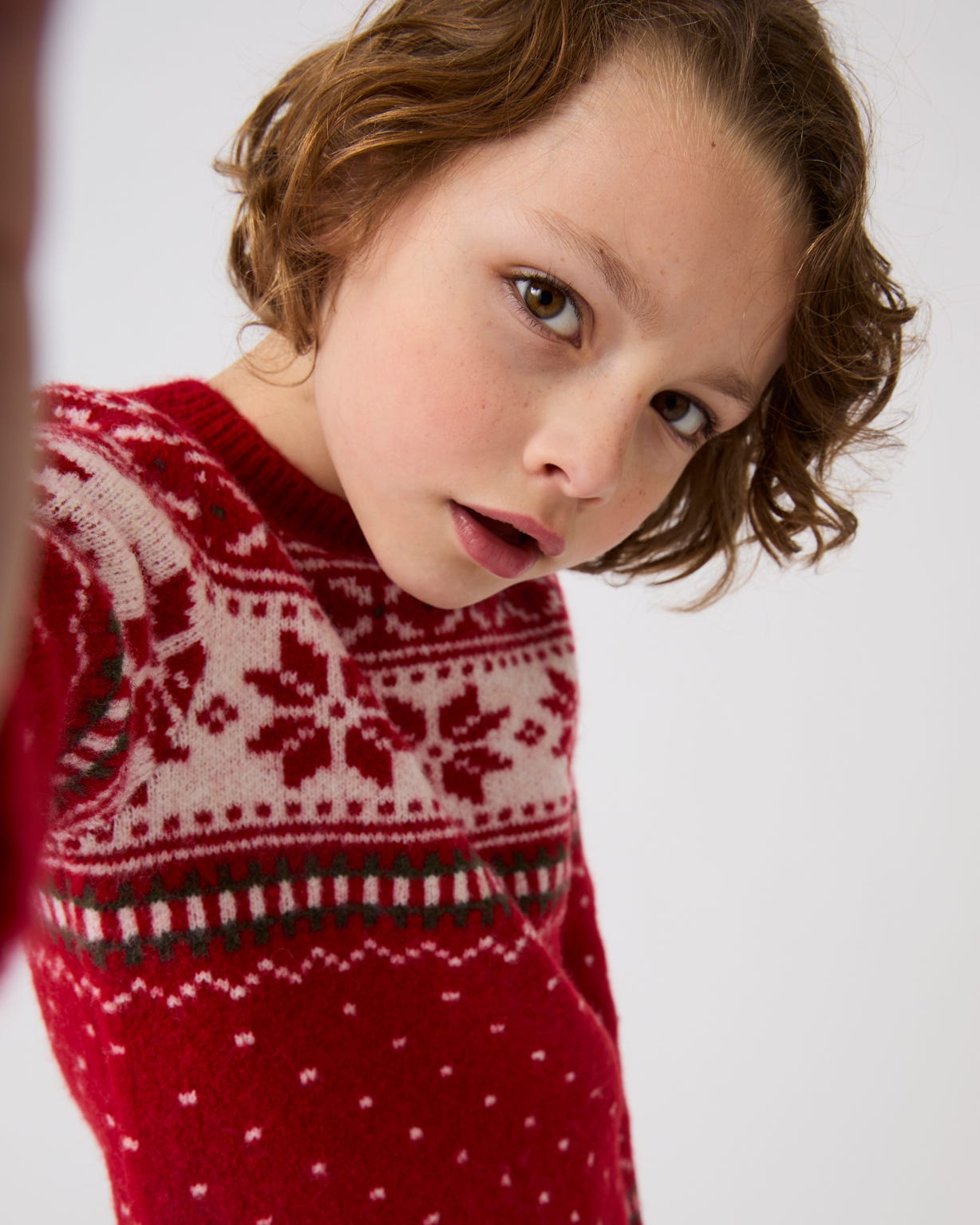 Thermolactyl Kids Fair Isle inspired Christmas Jumper 