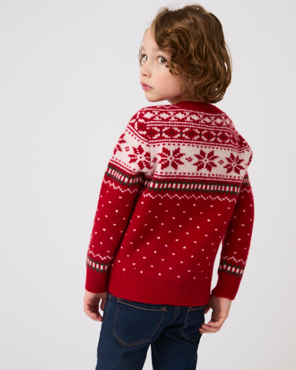 Thermolactyl Kids Fair Isle inspired Christmas Jumper 