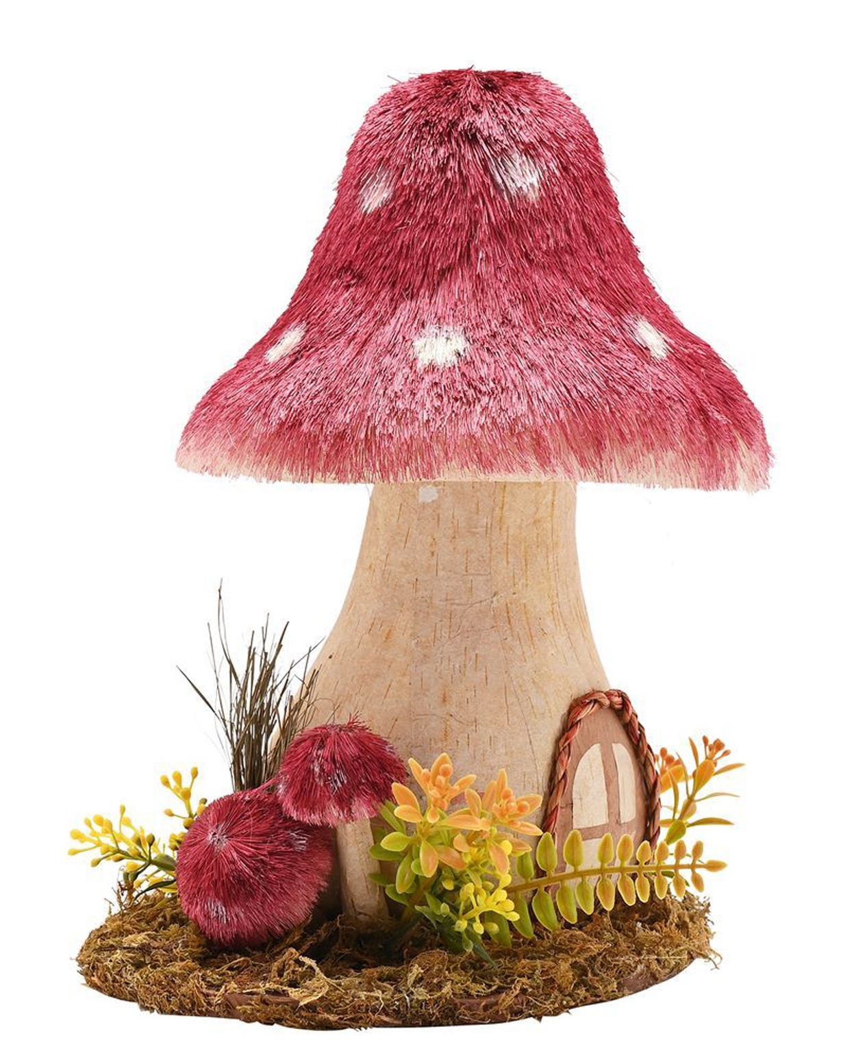Country Living Natural Handmade Mushroom Ornament 