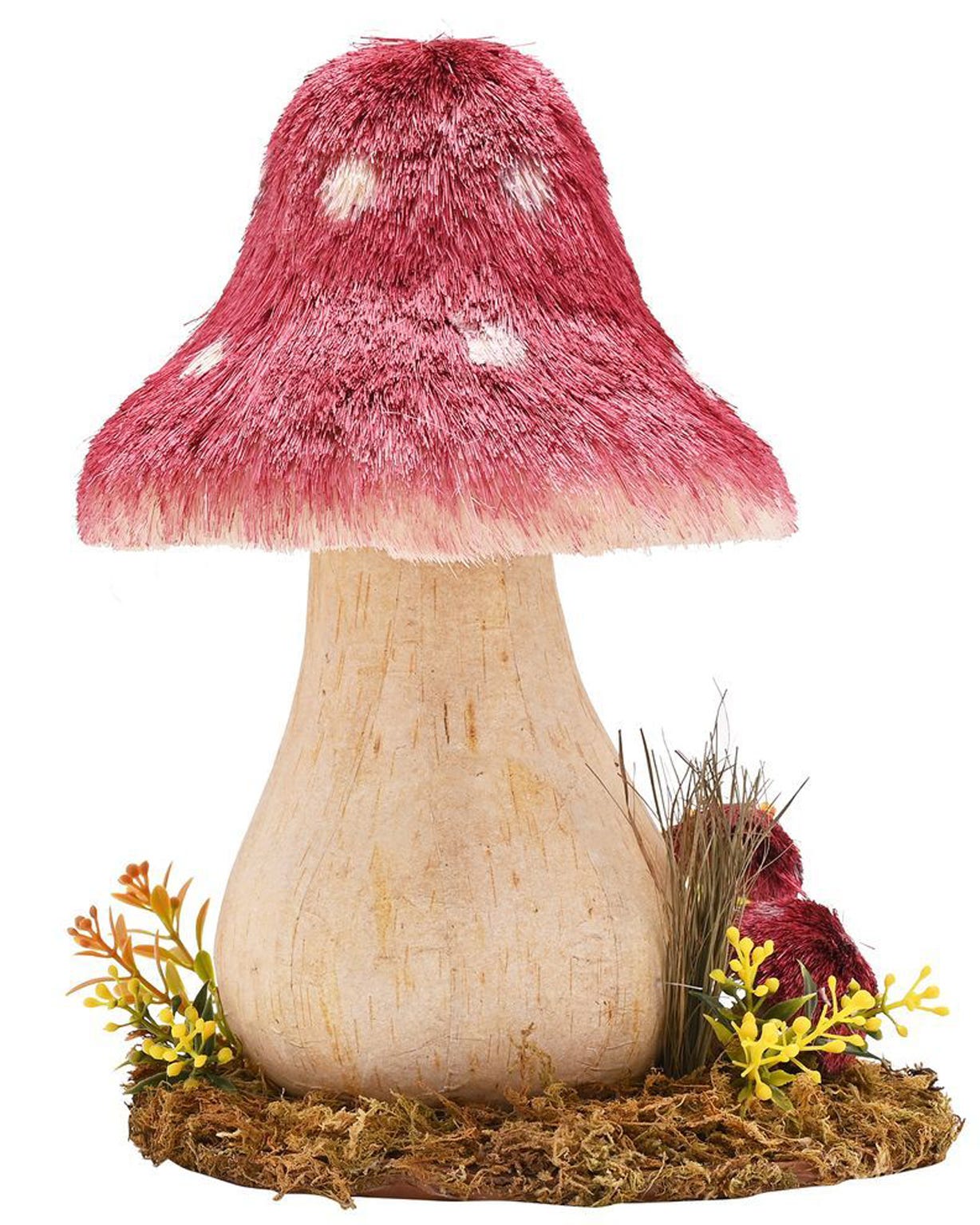 Country Living Natural Handmade Mushroom Ornament 