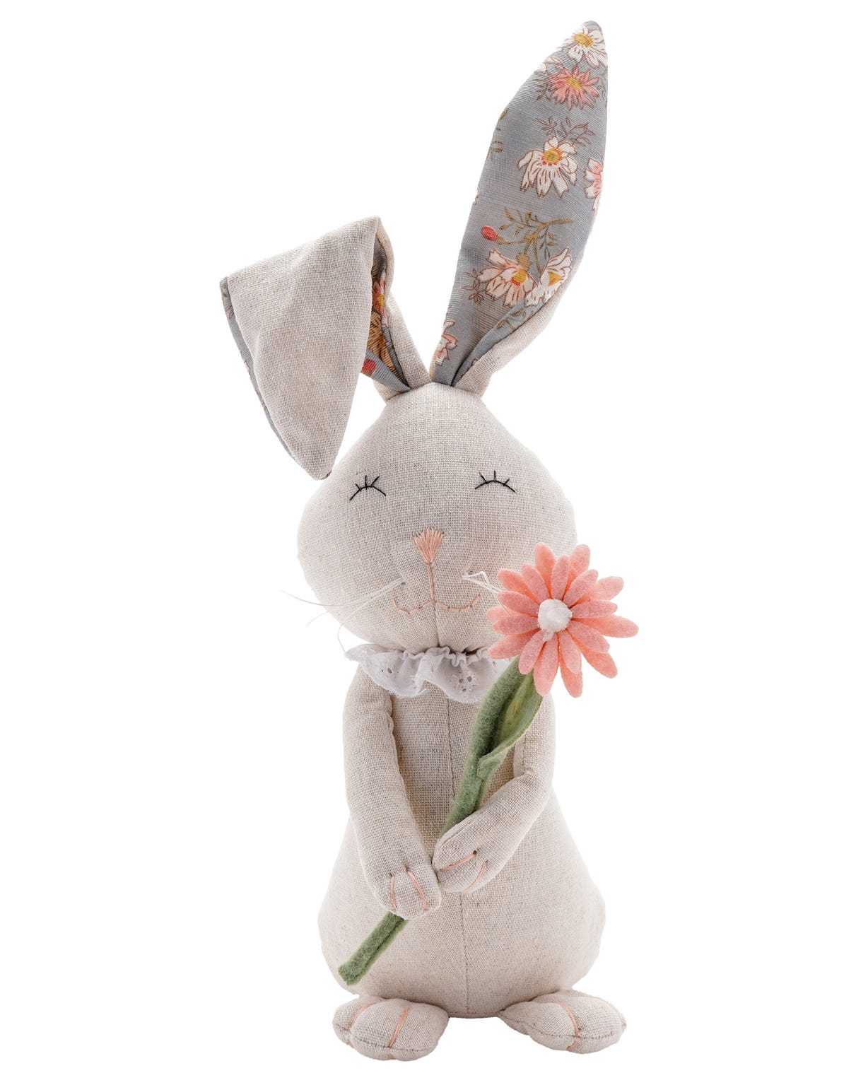 Eggs-traordinary Gifting Company Boy & Girl Bunny Floral Pattern 