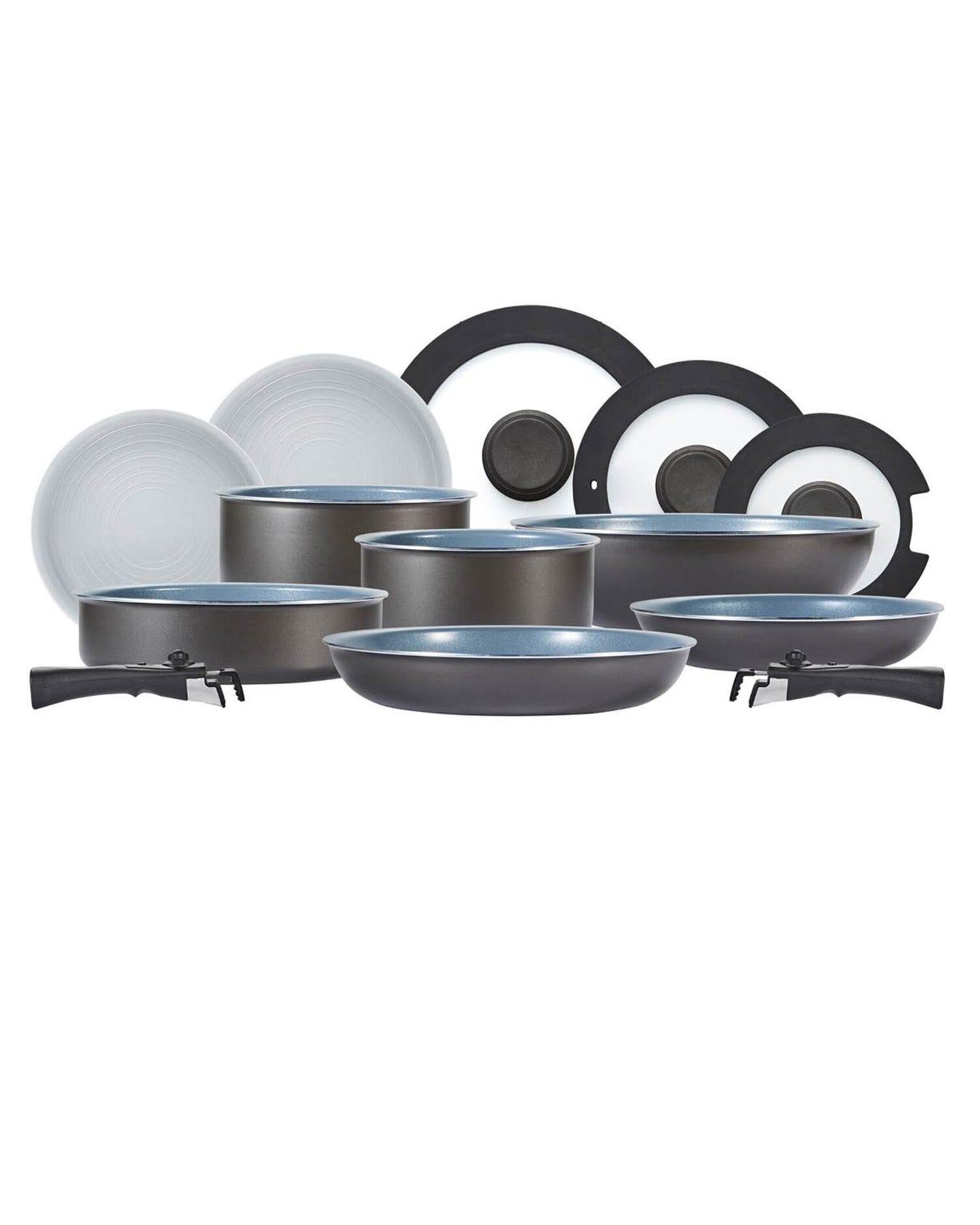 Freedom 13 Piece Cookware Pan Set Graphite