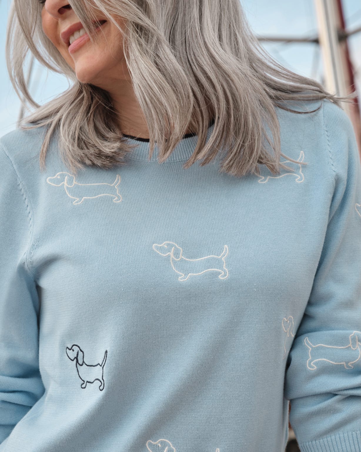 Woolovers Embroidered Jumper 