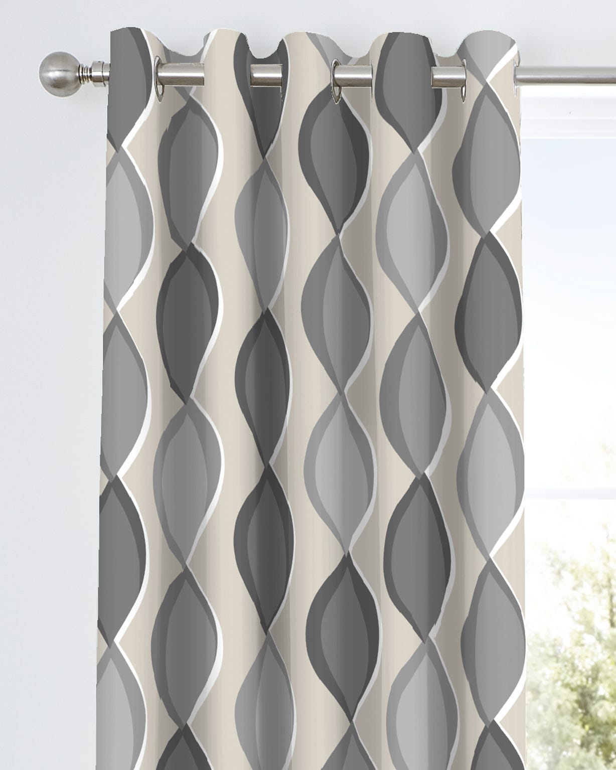 Fusion Lennox Eyelet Curtains